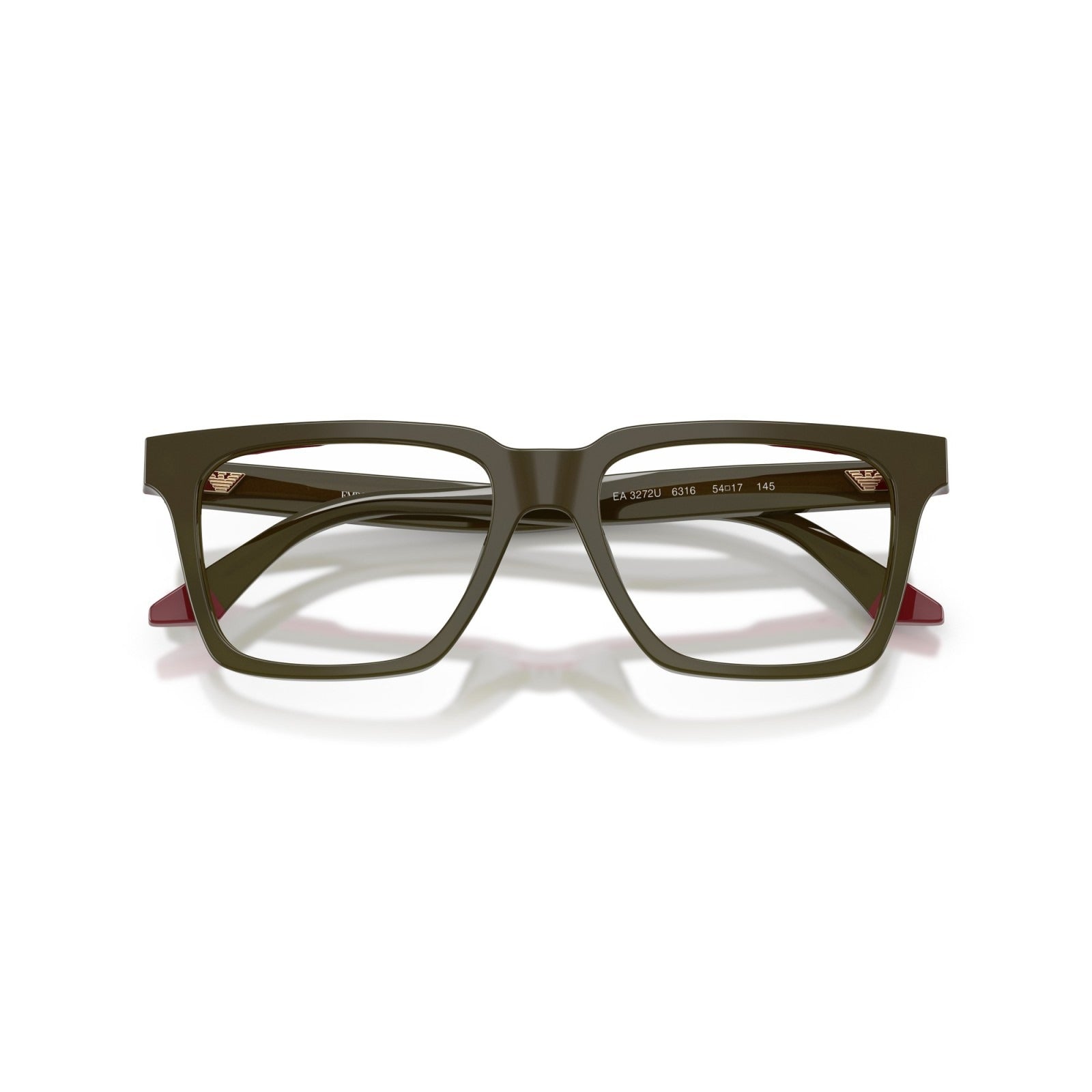 OCCHIALE DA VISTA UOMO | EMPORIO ARMANI EA 3272U - 6316 VERDE OPALINO/BORDEAUX - CALIBRO 52