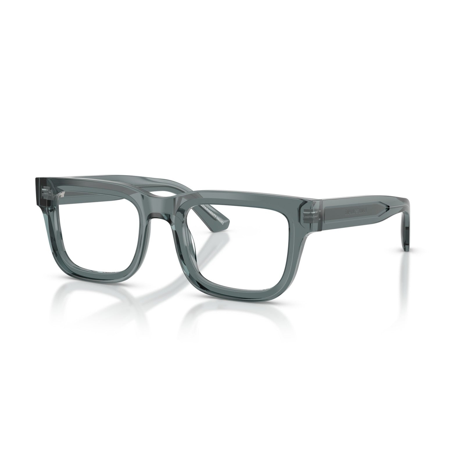 OCCHIALE DA VISTA UOMO | EMPORIO ARMANI EA 3279 - 6364 GRIGIO TRASPARENTE LUCIDO - CALIBRO 51