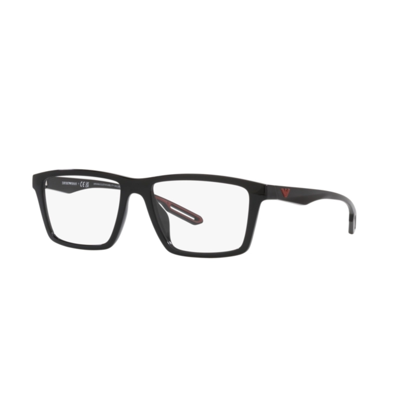 OCCHIALE DA VISTA UOMO | EMPORIO ARMANI EA 4189U - 50171W NERO LUCIDO - CALIBRO 55