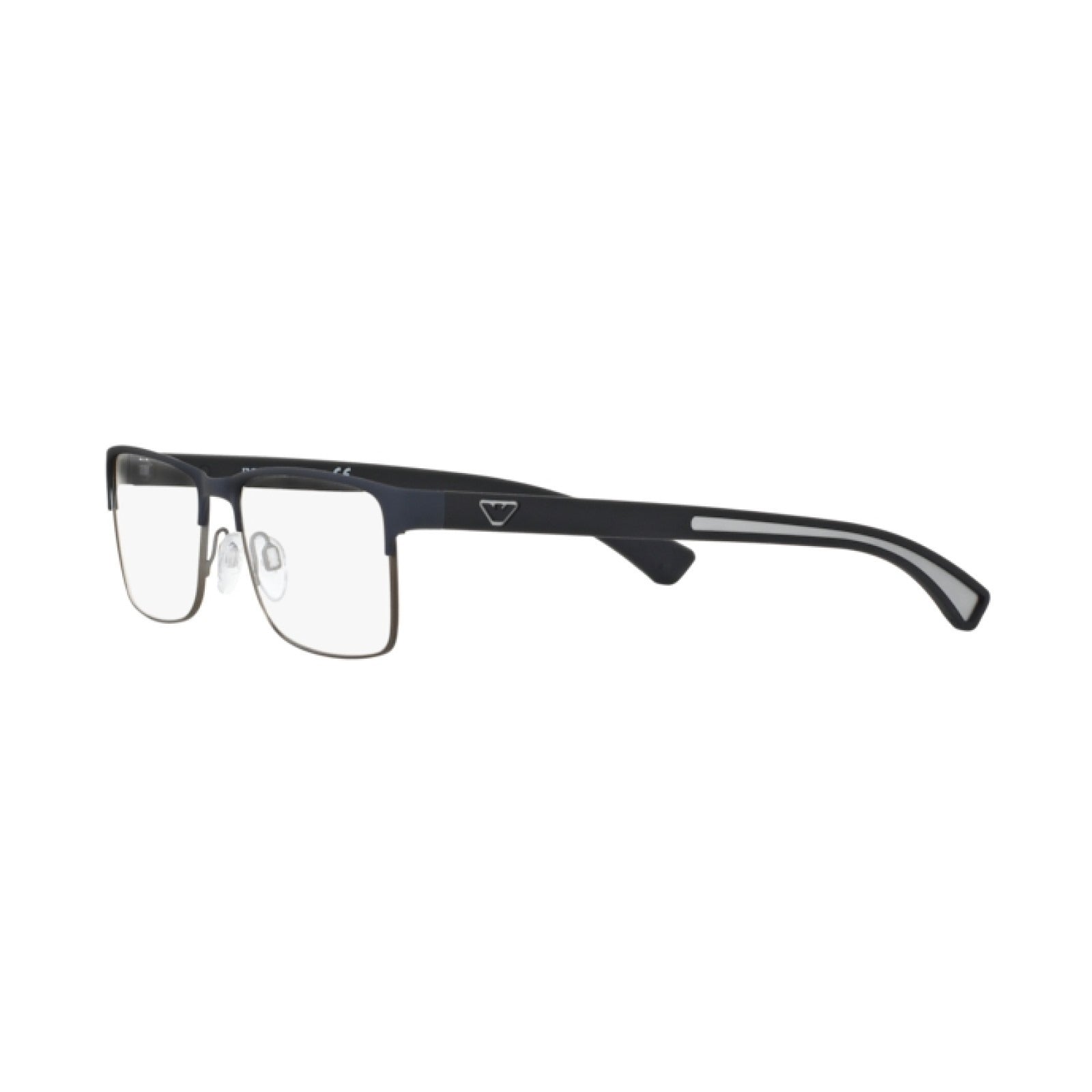 OCCHIALE DA VISTA UOMO | EMPORIO ARMANI EA 1052 - 3155 GOMMA BLU / CANNA DI FUCILE OPACA - CALIBRO 55