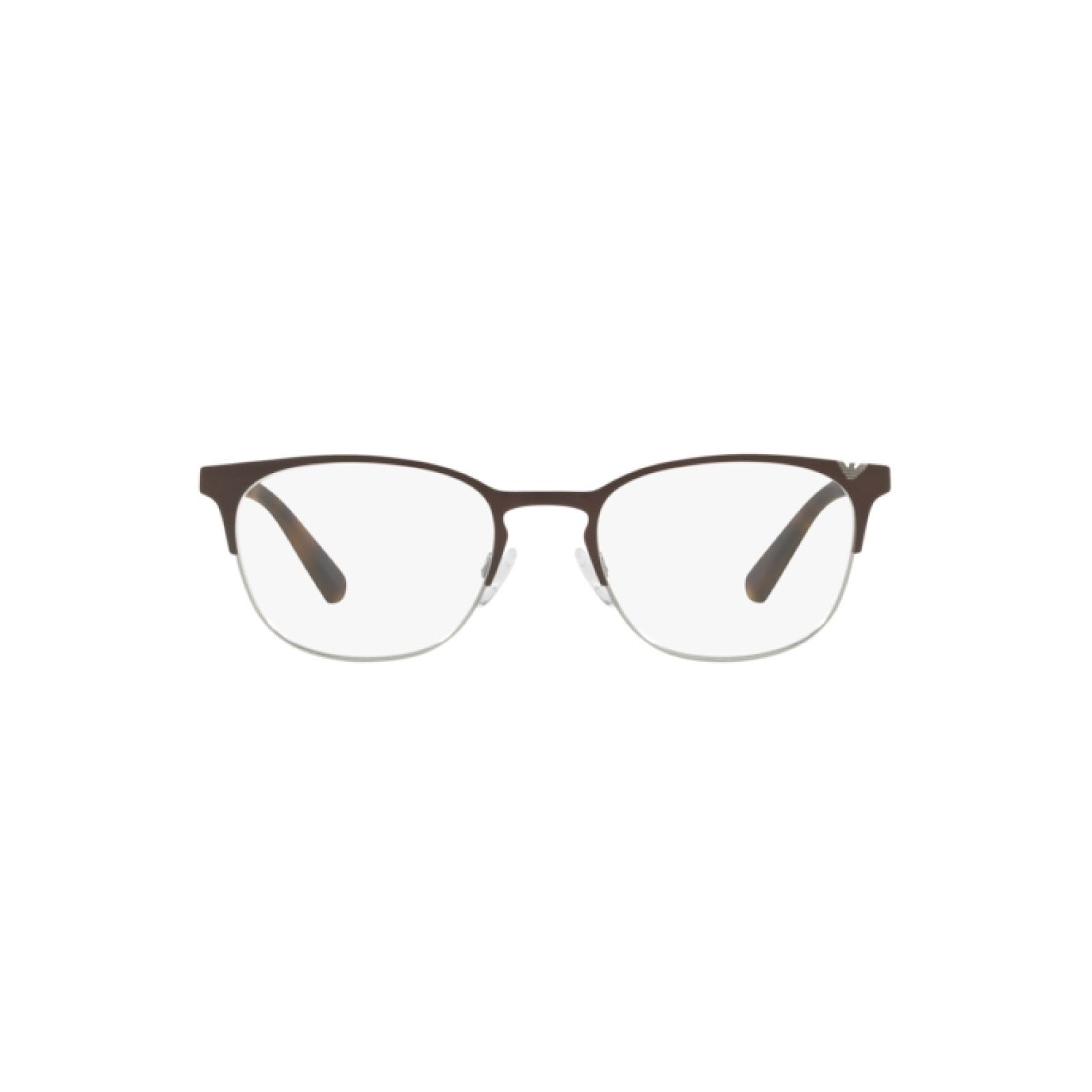 OCCHIALE DA VISTA UOMO | EMPORIO ARMANI EA 1059 - 3179 MARRONE OPACO / CANNA DI FUCILE - CALIBRO 53