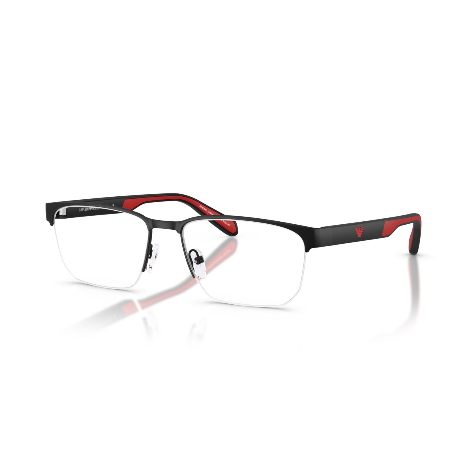 OCCHIALE DA VISTA UOMO | EMPORIO ARMANI EA 1162 - 3085 NERO OPACO - CALIBRO 56