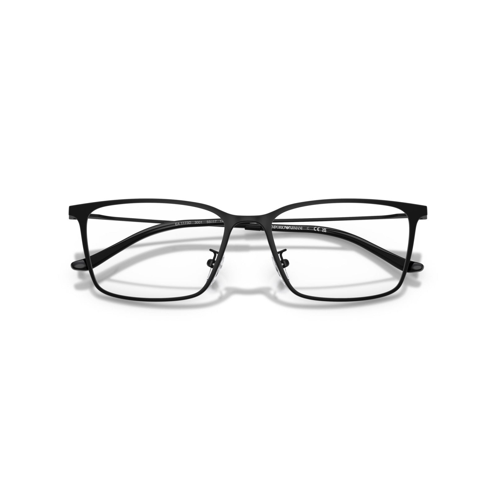 OCCHIALE DA VISTA UOMO | EMPORIO ARMANI EA 1173D - 3001 NERO OPACO - CALIBRO 55