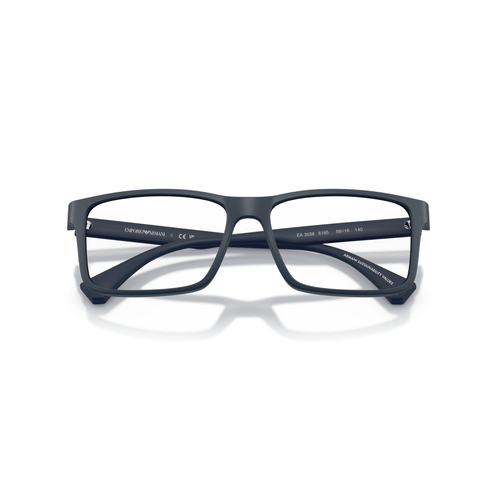OCCHIALE DA VISTA UOMO | EMPORIO ARMANI EA 3038 - 6185 BLU OPACO - CALIBRO 56