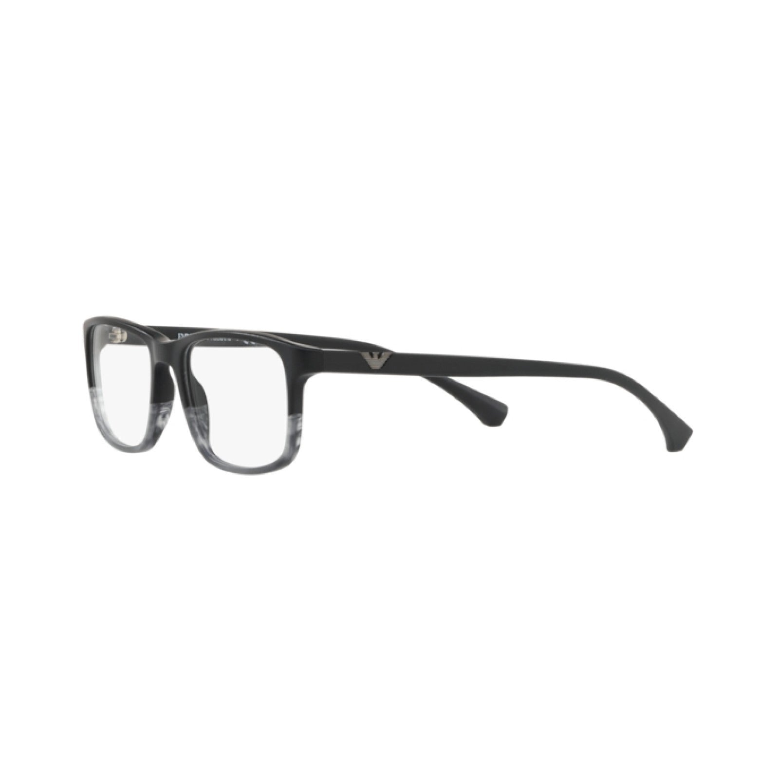 OCCHIALE DA VISTA UOMO | EMPORIO ARMANI EA 3098 - 5566 NERO / GRIGIO RIGATO - CALIBRO 53