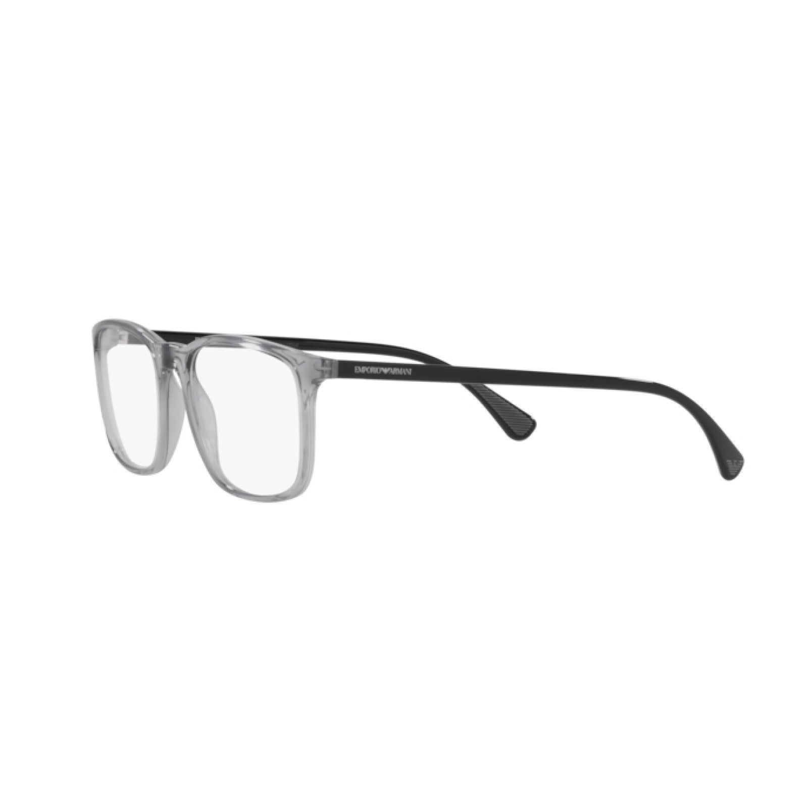 OCCHIALE DA VISTA UOMO | EMPORIO ARMANI EA 3177 - 5090 GRIGIO TRASPARENTE LUCIDO - CALIBRO 53