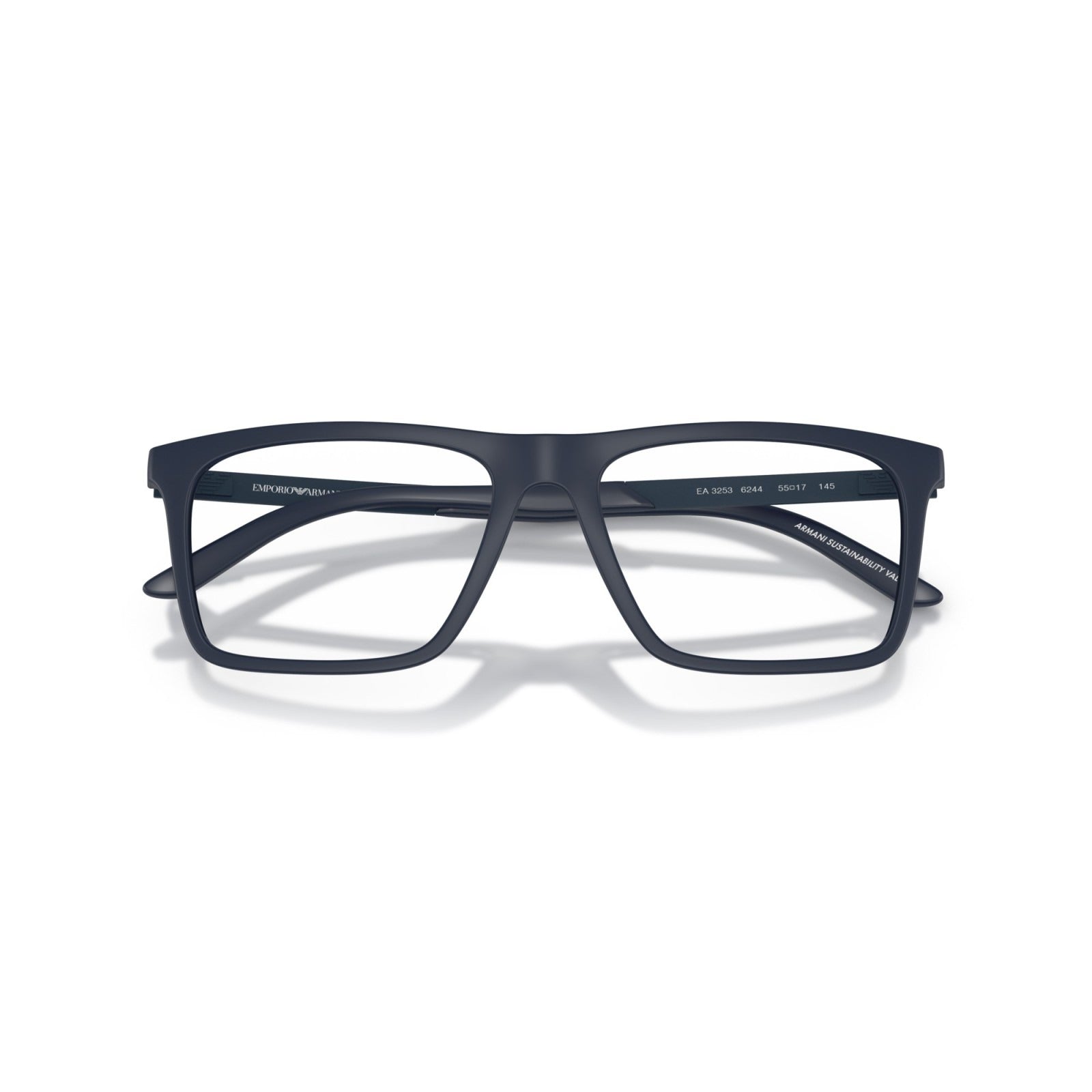 OCCHIALE DA VISTA UOMO | EMPORIO ARMANI EA 3253 - 6244 BLU OPACO - CALIBRO 53