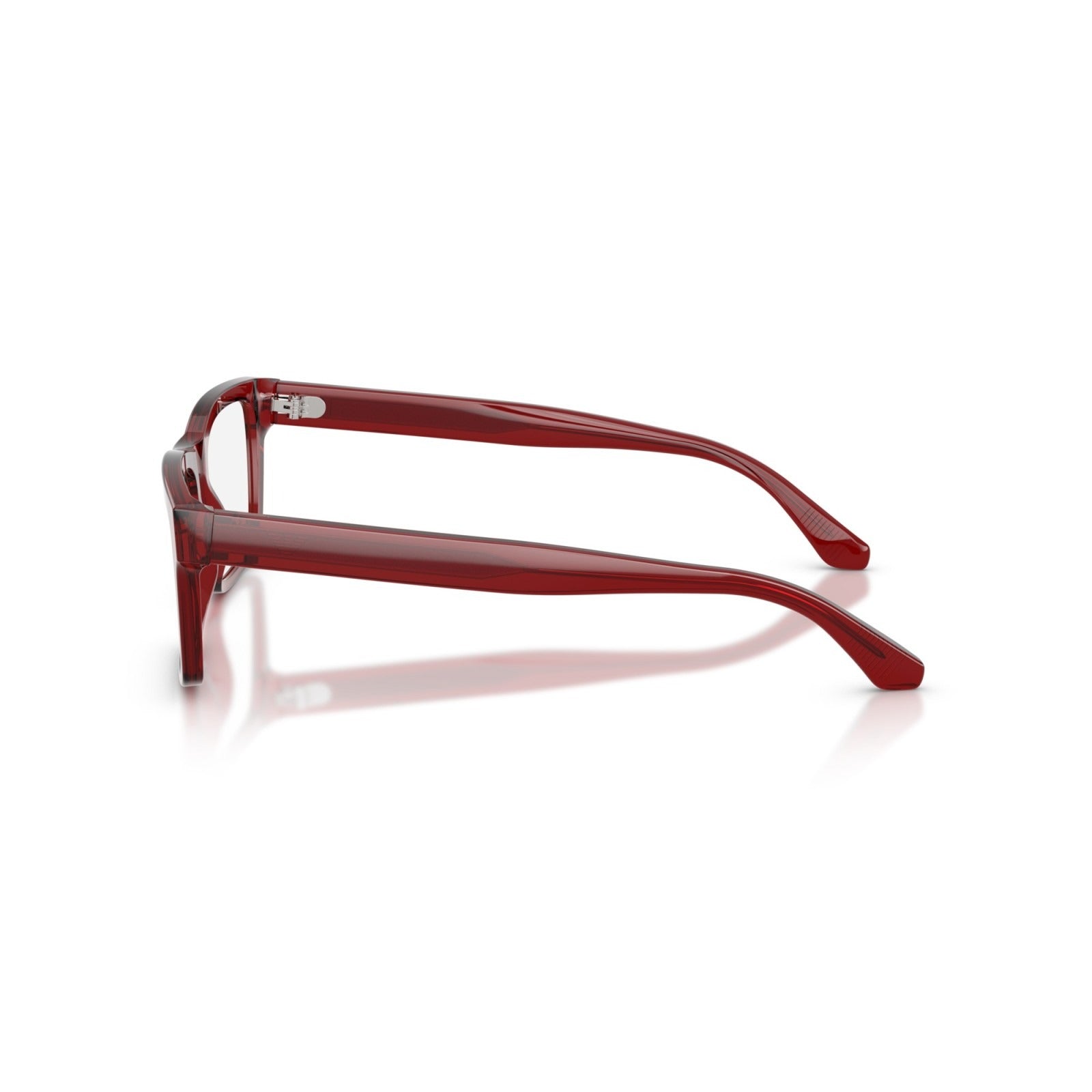 OCCHIALE DA VISTA UOMO | EMPORIO ARMANI EA 3254 - 6248 ROSSO TRASPARENTE LUCIDO - CALIBRO 56