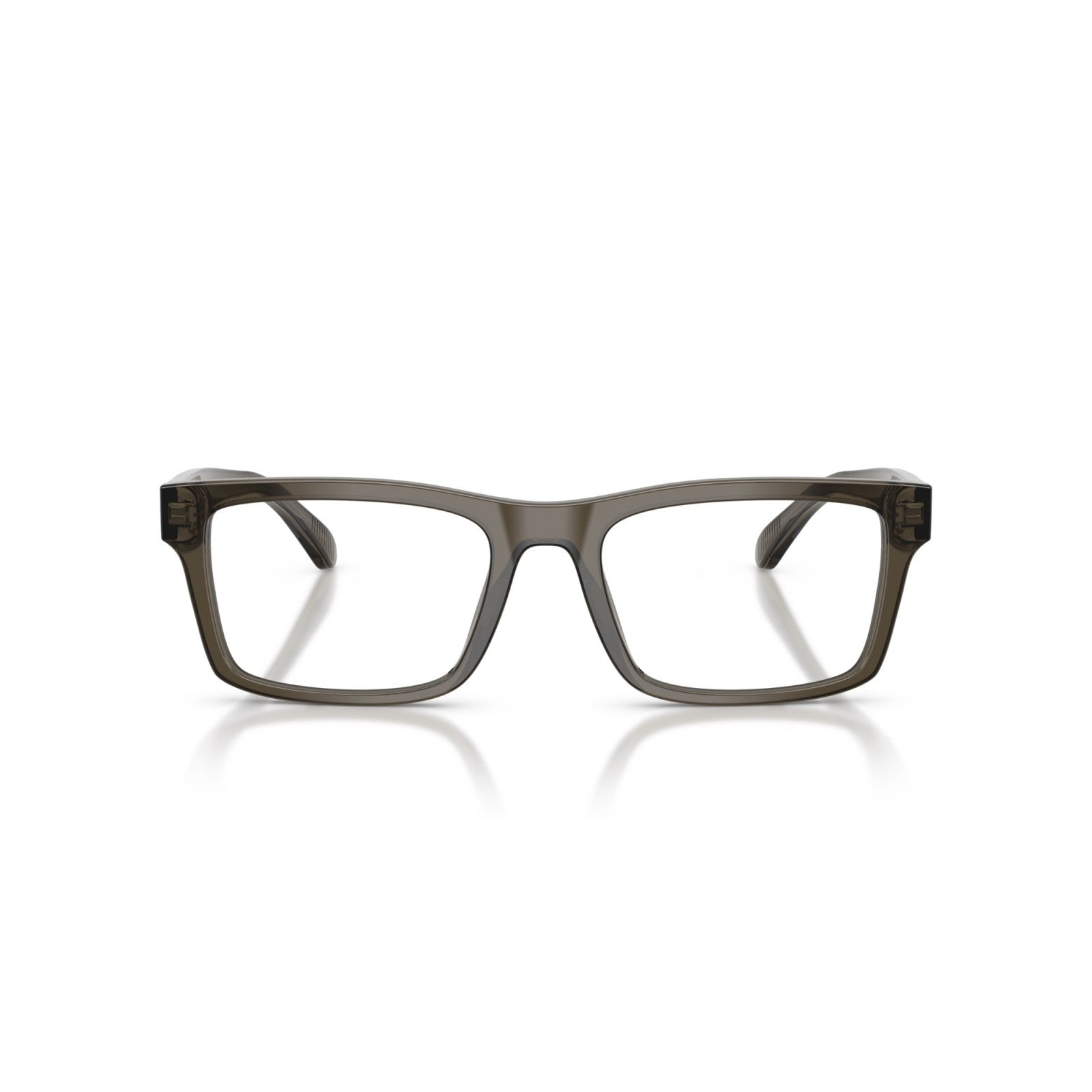 OCCHIALE DA VISTA UOMO | EMPORIO ARMANI EA 3254 - 6249 GRIGIO TRASPARENTE LUCIDO - CALIBRO 56