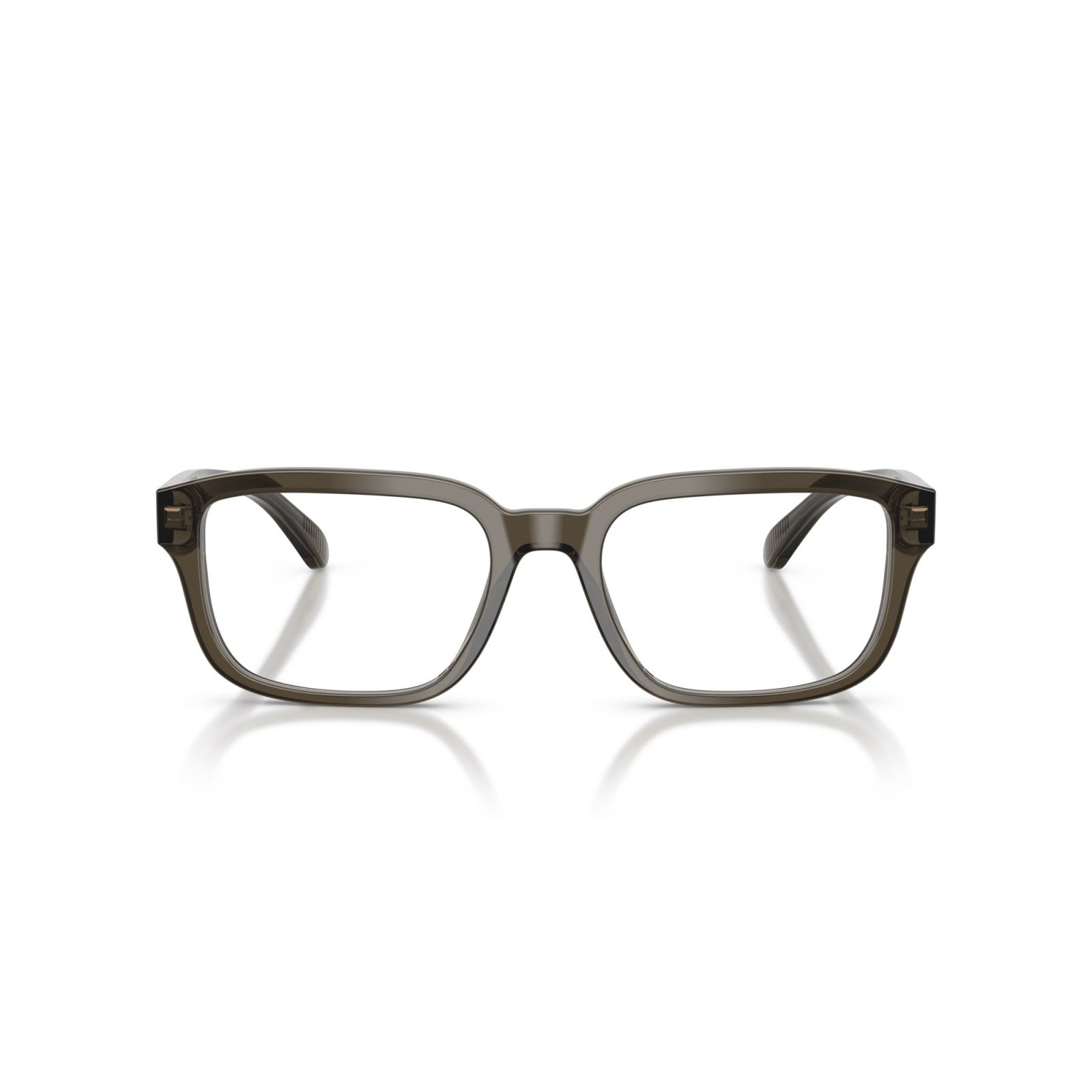 OCCHIALE DA VISTA UOMO | EMPORIO ARMANI EA 3255 - 6249 GRIGIO TRASPARENTE LUCIDO - CALIBRO 55