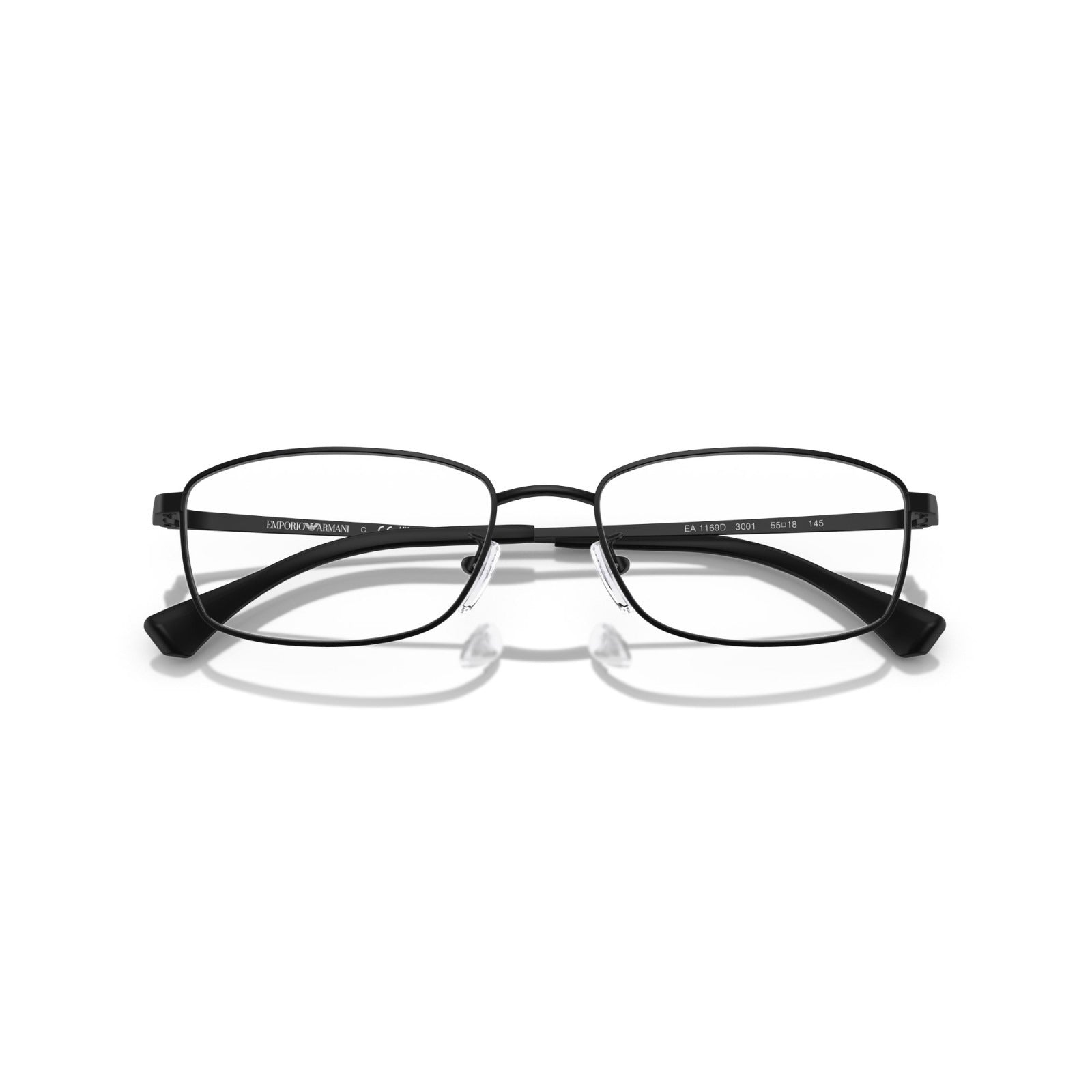 OCCHIALE DA VISTA UOMO | EMPORIO ARMANI EA 1169D - 3001 NERO OPACO - CALIBRO 55