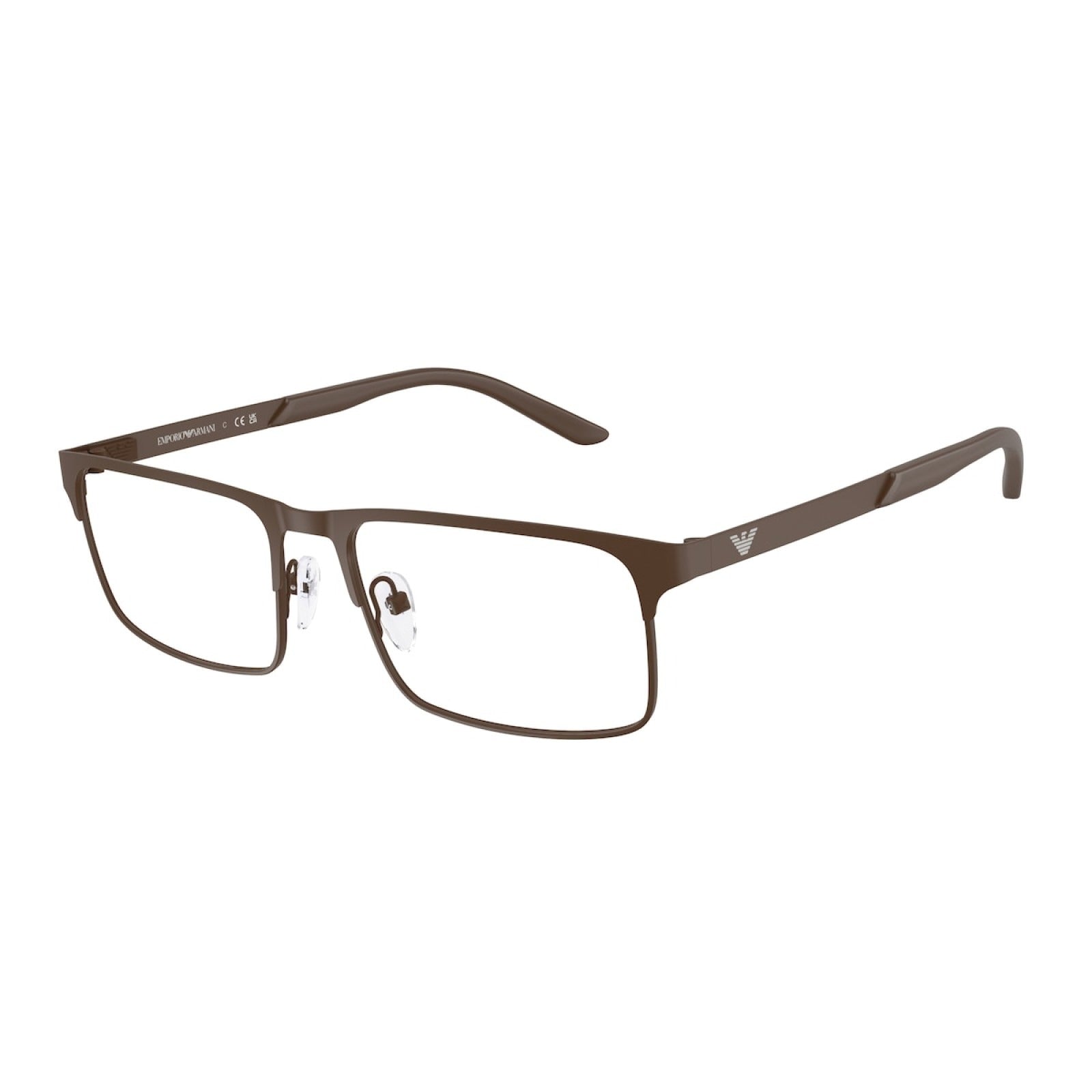 OCCHIALE DA VISTA UOMO | EMPORIO ARMANI EA 1170 - 3397 MARRONE OPACO - CALIBRO 55