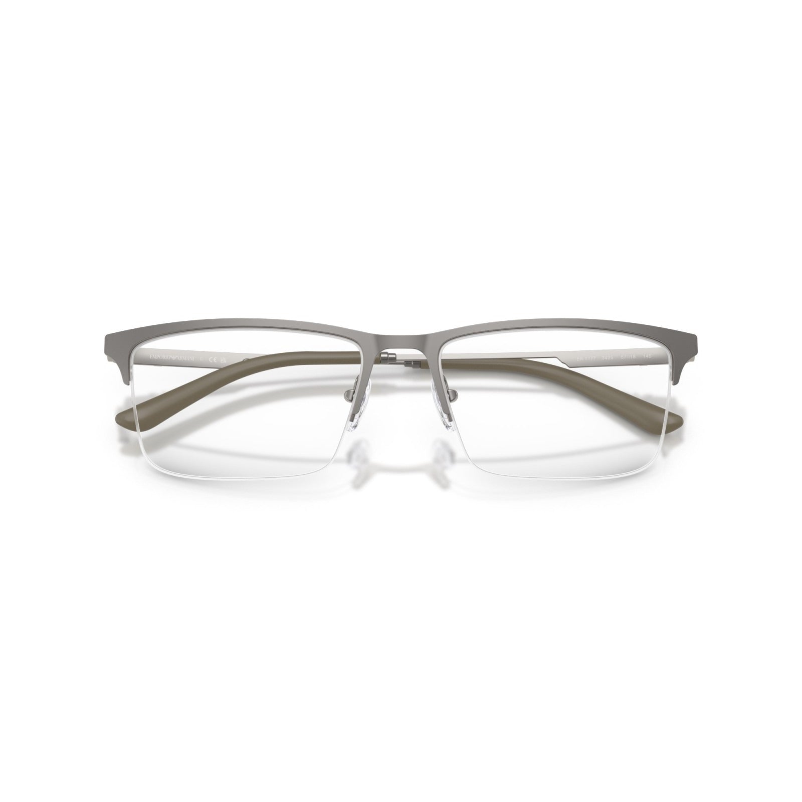 OCCHIALE DA VISTA UOMO | EMPORIO ARMANI EA 1177 - 3425 GRIGIO OPACO - CALIBRO 57