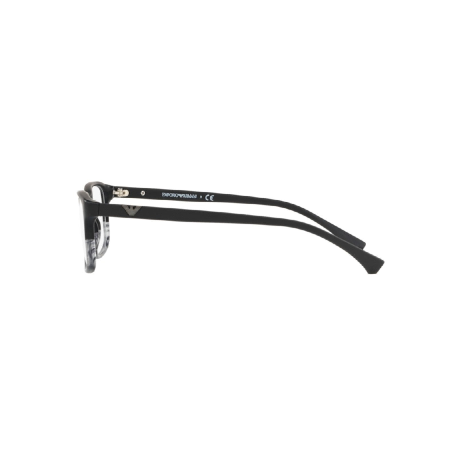 OCCHIALE DA VISTA UOMO | EMPORIO ARMANI EA 3098 - 5566 NERO / GRIGIO RIGATO - CALIBRO 53