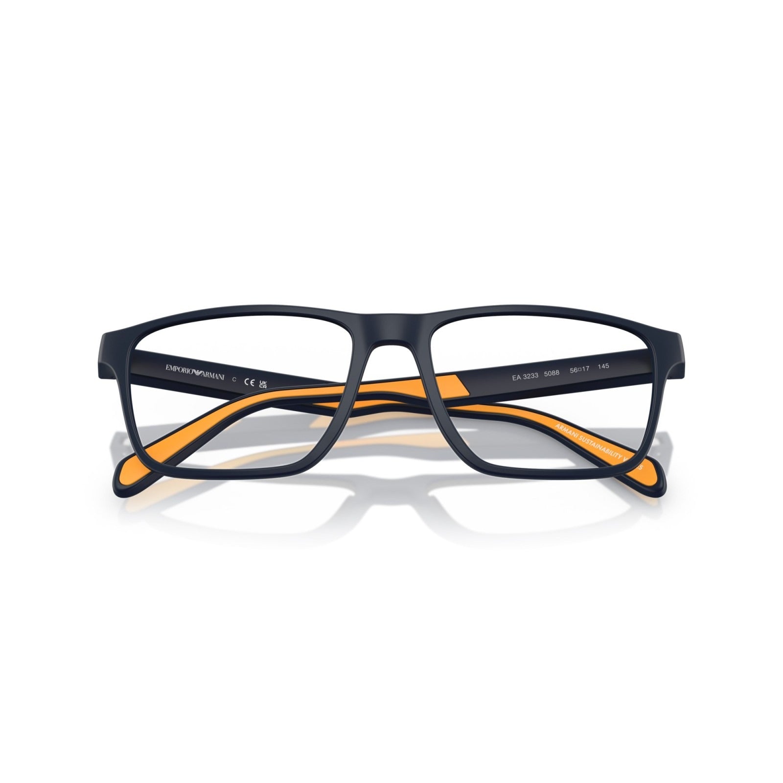 OCCHIALE DA VISTA UOMO | EMPORIO ARMANI EA 3233 - 5088 BLU OPACO - CALIBRO 56