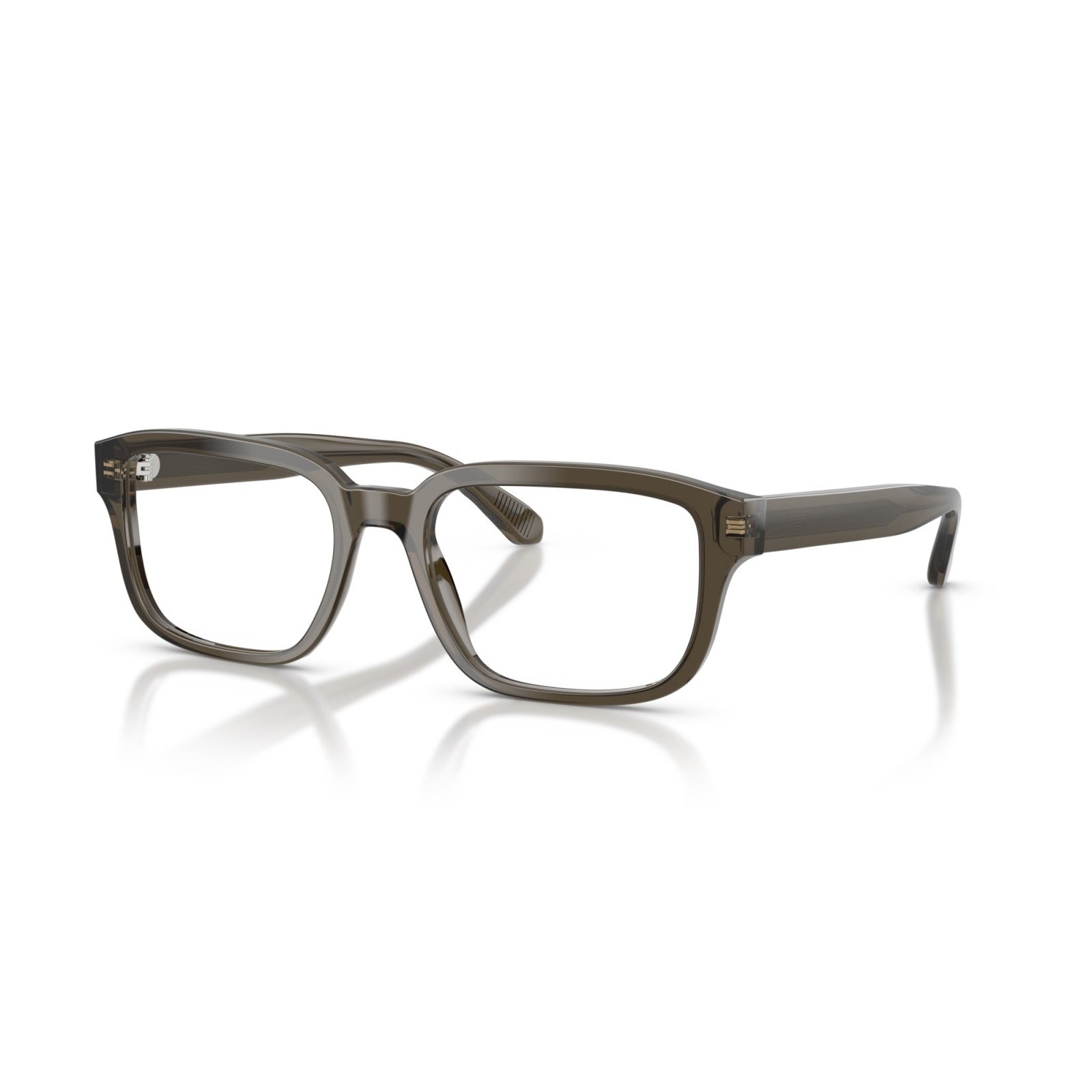 OCCHIALE DA VISTA UOMO | EMPORIO ARMANI EA 3255 - 6249 GRIGIO TRASPARENTE LUCIDO - CALIBRO 55