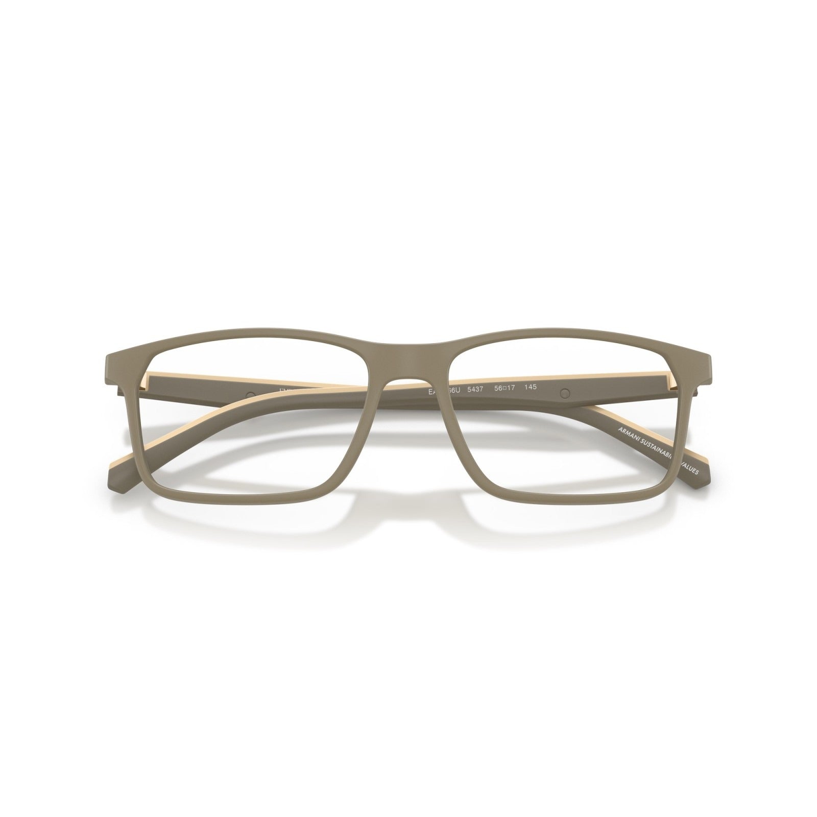 OCCHIALE DA VISTA UOMO | EMPORIO ARMANI EA 3266U - 5437 BEIGE OPACO - CALIBRO 54