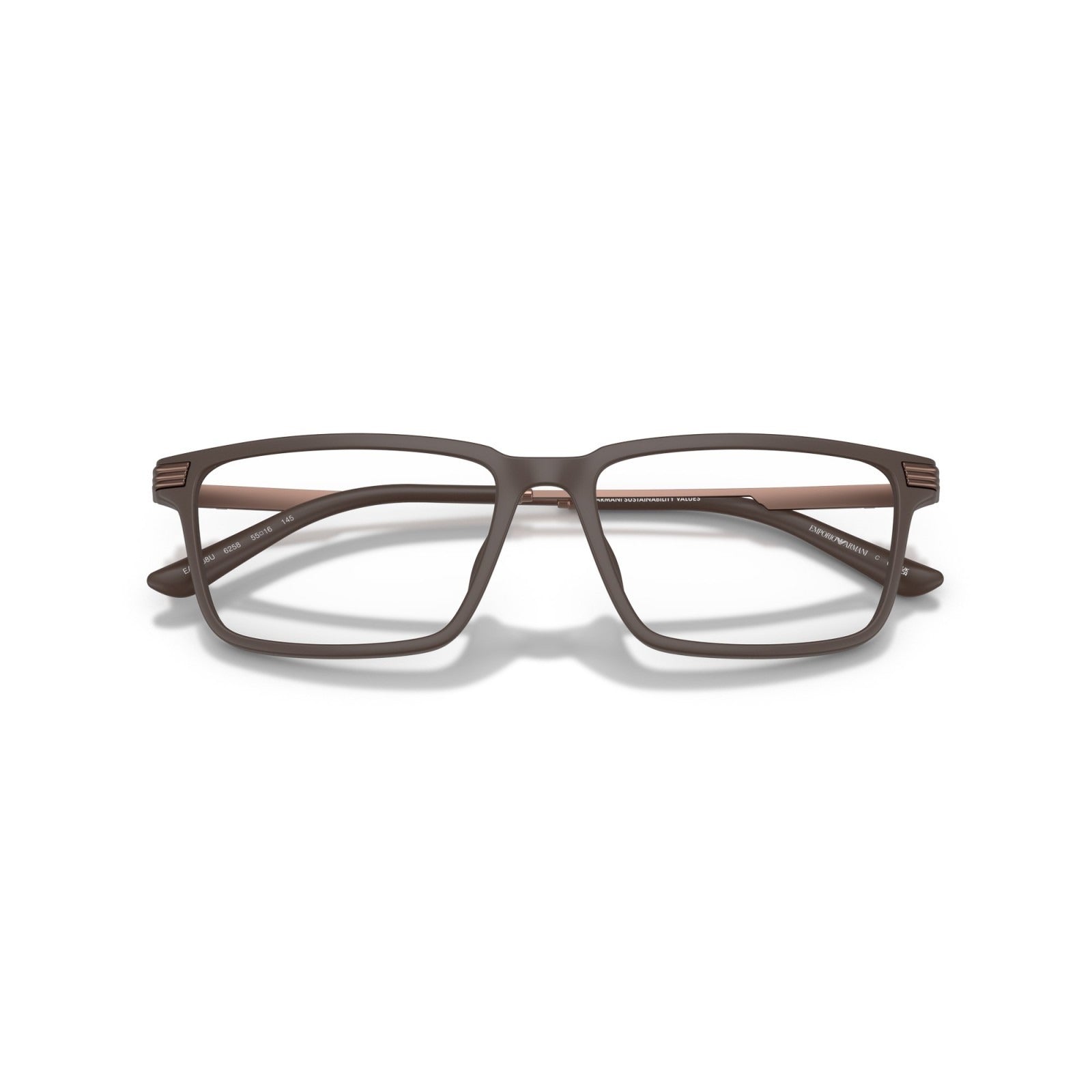 OCCHIALE DA VISTA UOMO | EMPORIO ARMANI EA 3268U - 6258 MARRONE OPACO - CALIBRO 53