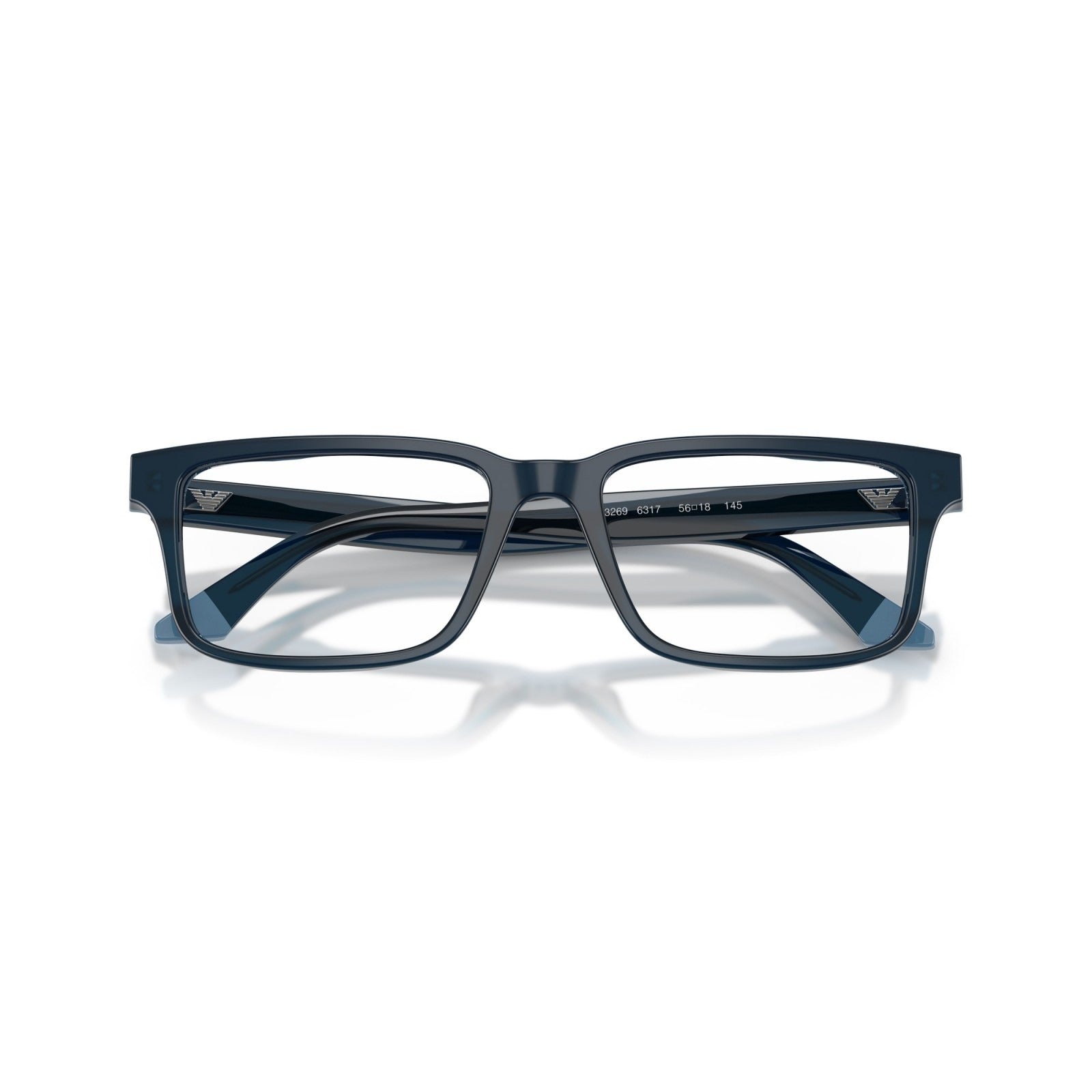 OCCHIALE DA VISTA UOMO | EMPORIO ARMANI EA 3269 - 6317 BLU OPALINO - CALIBRO 54
