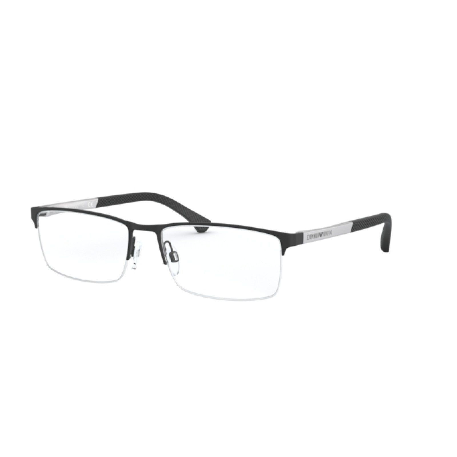 OCCHIALE DA VISTA UOMO | EMPORIO ARMANI EA 1041 - 3094 GOMMA NERA - CALIBRO 55