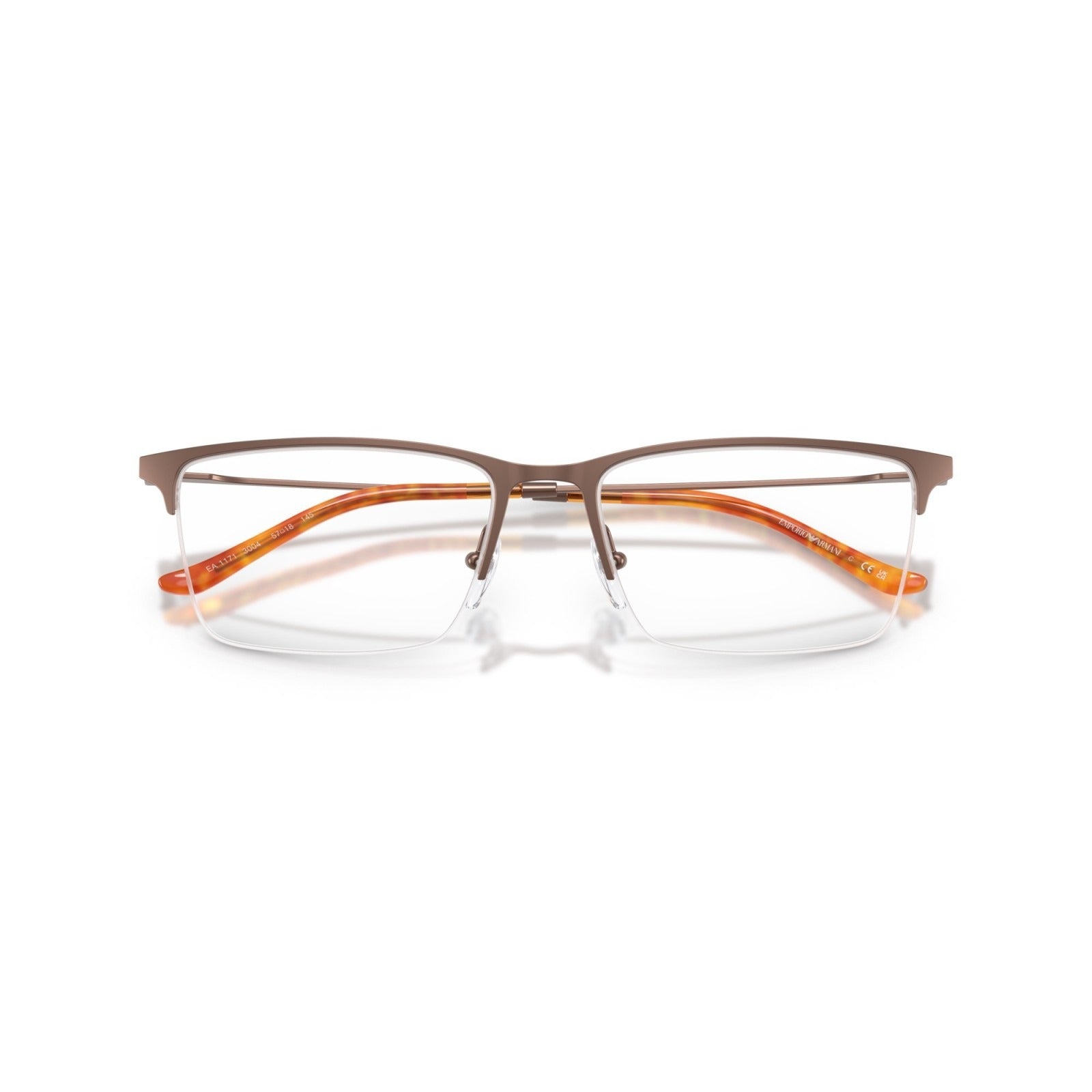 OCCHIALE DA VISTA UOMO | EMPORIO ARMANI EA 1171 - 3004 BRONZO OPACO - CALIBRO 57
