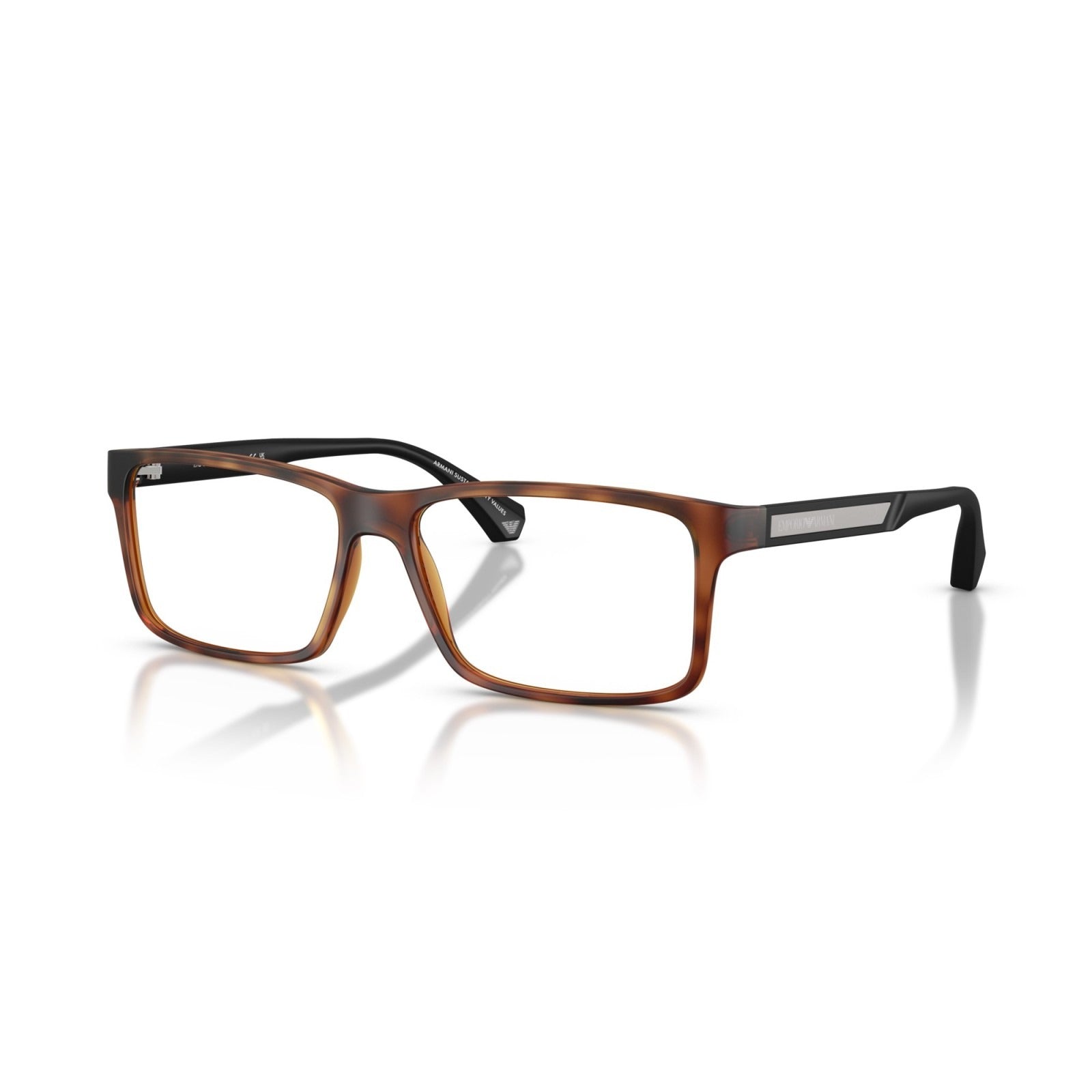 OCCHIALE DA VISTA UOMO | EMPORIO ARMANI EA 3038 - 5002 AVANA OPACO - CALIBRO 56