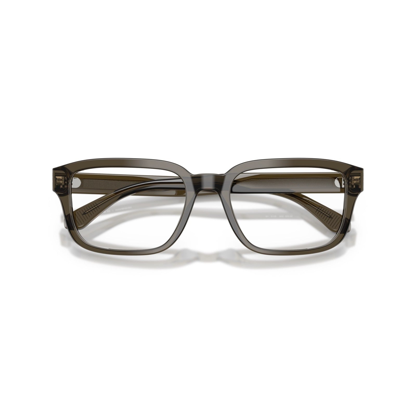 OCCHIALE DA VISTA UOMO | EMPORIO ARMANI EA 3255 - 6249 GRIGIO TRASPARENTE LUCIDO - CALIBRO 55