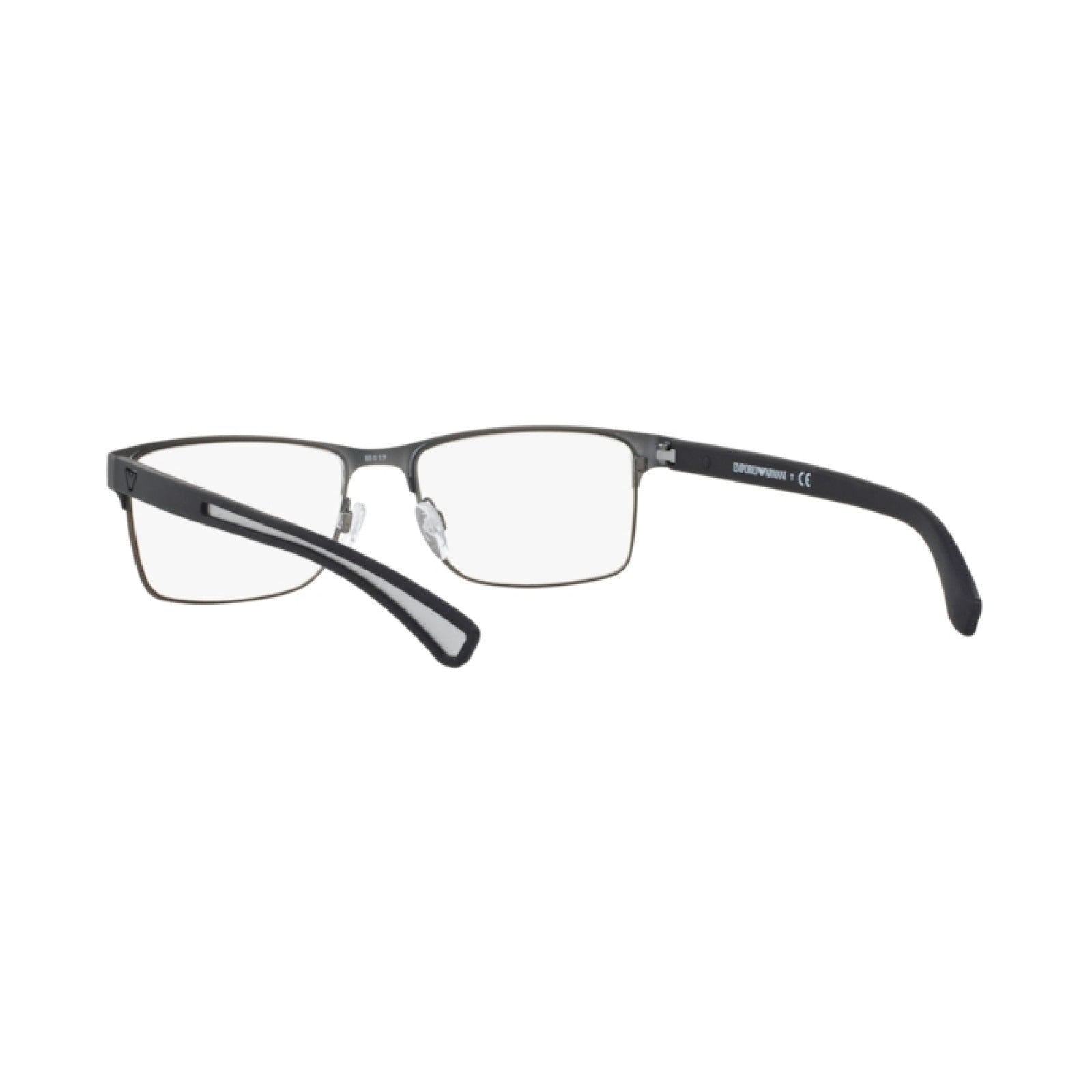 OCCHIALE DA VISTA UOMO | EMPORIO ARMANI EA 1052 - 3155 GOMMA BLU / CANNA DI FUCILE OPACA - CALIBRO 55