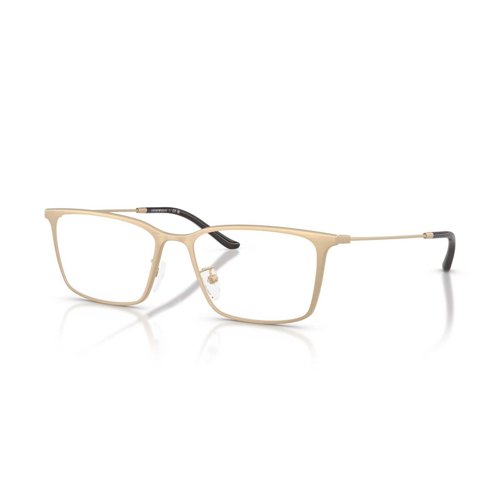 OCCHIALE DA VISTA UOMO | EMPORIO ARMANI EA 1173D - 3403 ORO PALLIDO SPAZZOLATO OPACO - CALIBRO 55