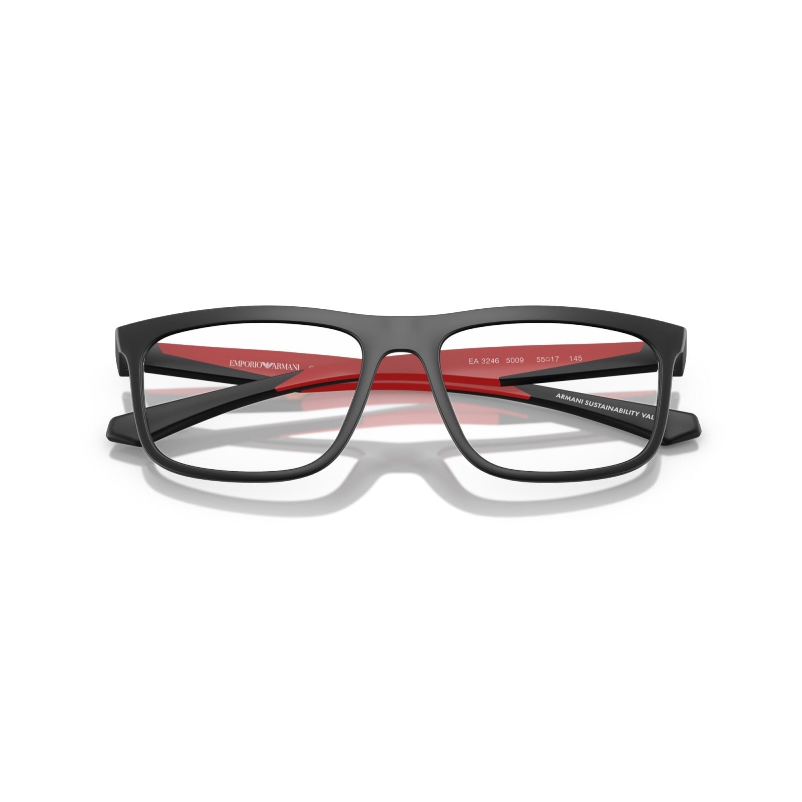 OCCHIALE DA VISTA UOMO | EMPORIO ARMANI EA 3246 - 5009 NERO OPACO - CALIBRO 55