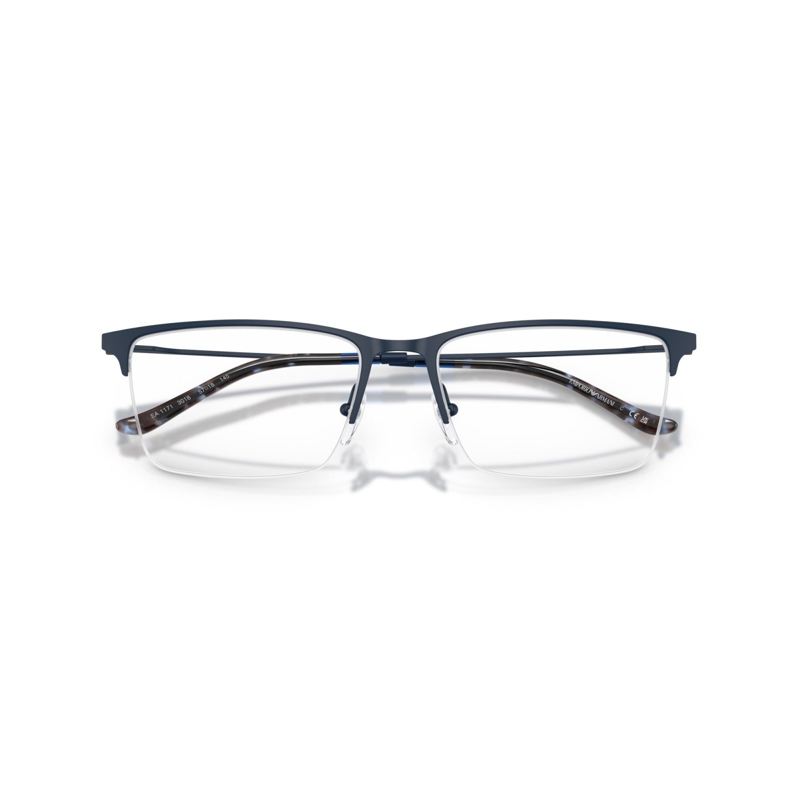 OCCHIALE DA VISTA UOMO | EMPORIO ARMANI EA 1171 - 3018 BLU OPACO - CALIBRO 57