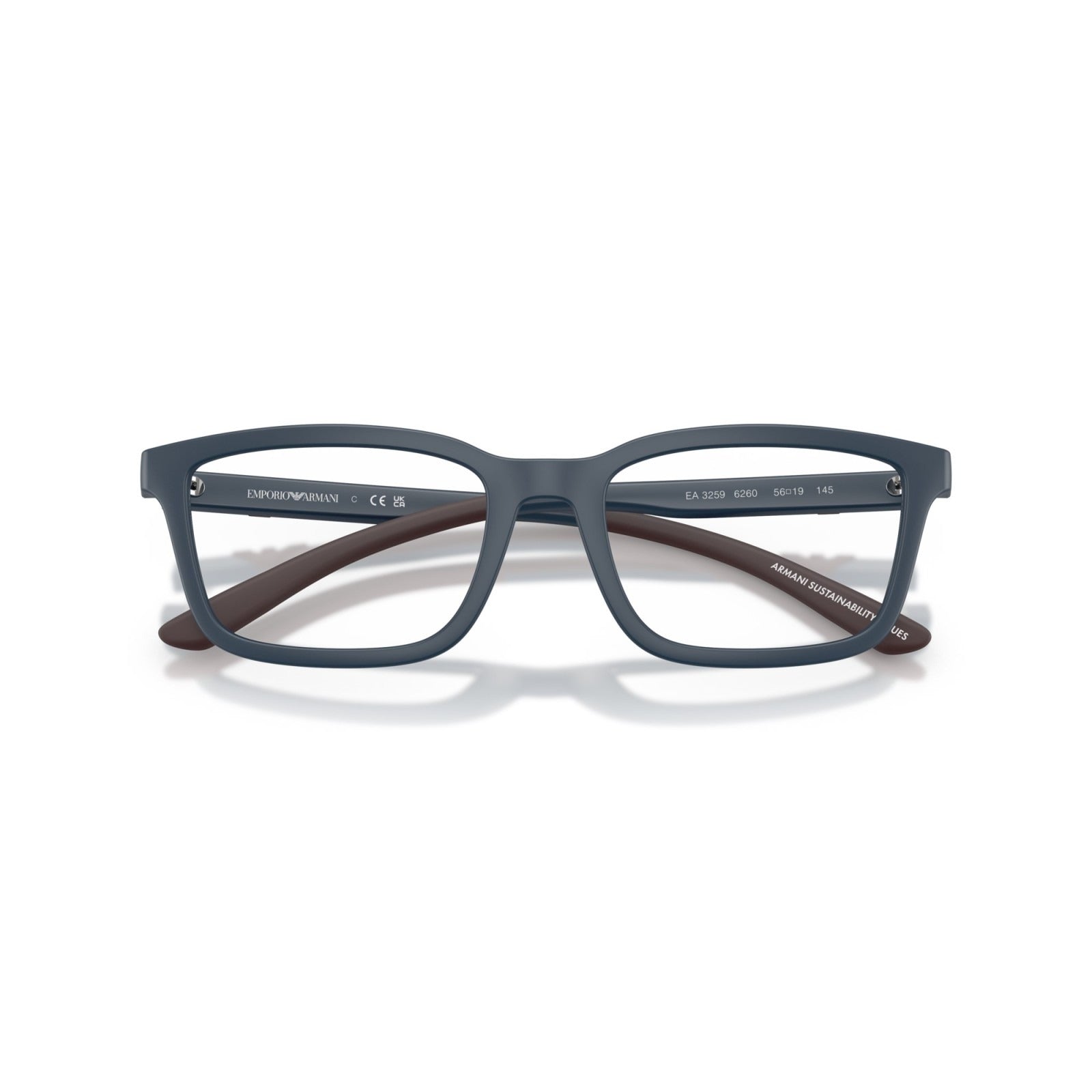 OCCHIALE DA VISTA UOMO | EMPORIO ARMANI EA 3259 - 6260 BLU OPACO - CALIBRO 54
