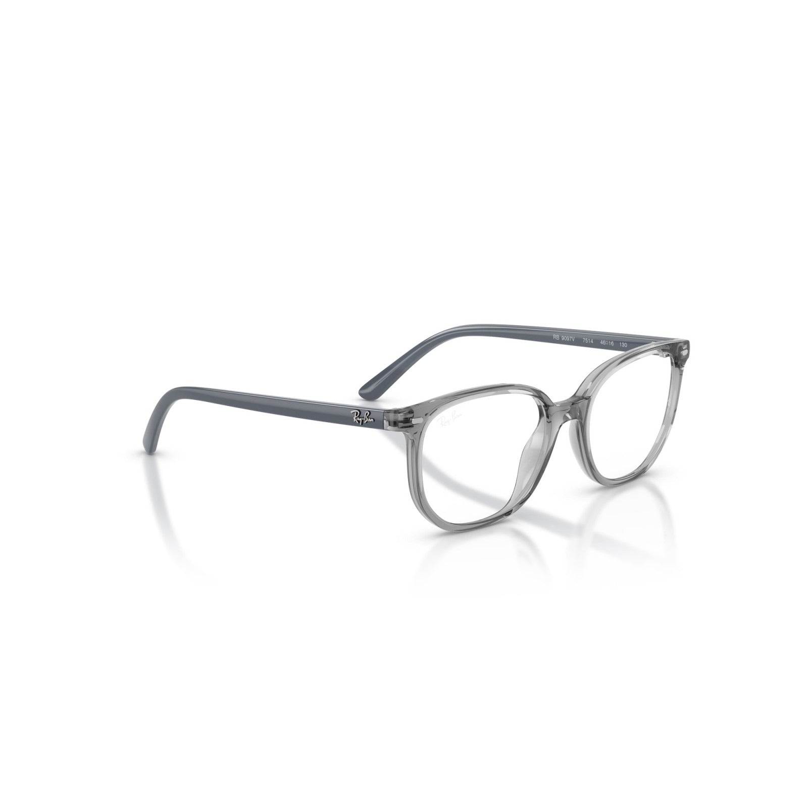 OCCHIALE DA VISTA BAMBINO UNISEX | RAY-BAN JUNIOR RY 9097V JUNIOR ELLIOT 7514 GRIGIO TRASPARENTE - CALIBRO 46