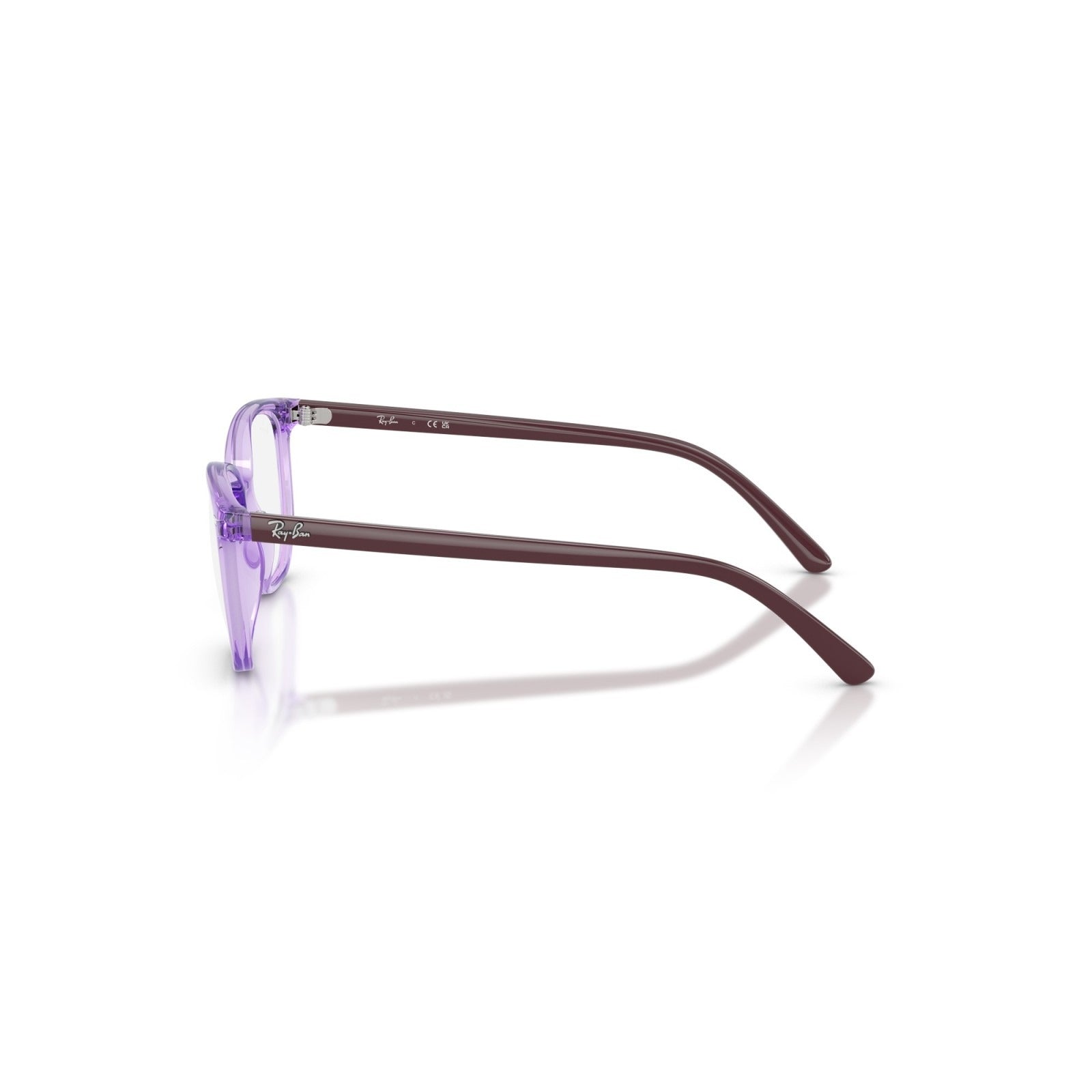 OCCHIALE DA VISTA BAMBINO UNISEX | RAY-BAN JUNIOR RY 9097V JUNIOR ELLIOT 7515 VIOLA TRASPARENTE - CALIBRO 44