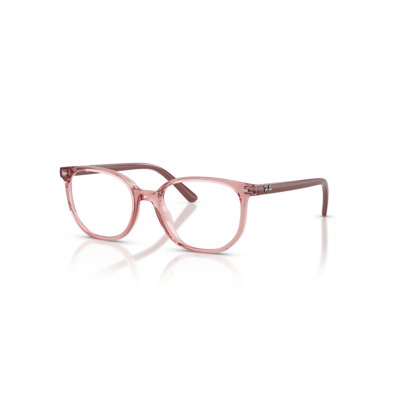 OCCHIALE DA VISTA BAMBINO UNISEX | RAY-BAN JUNIOR RY 9097V - ELLIOT 7516 ROSA TRASPARENTE - CALIBRO 46