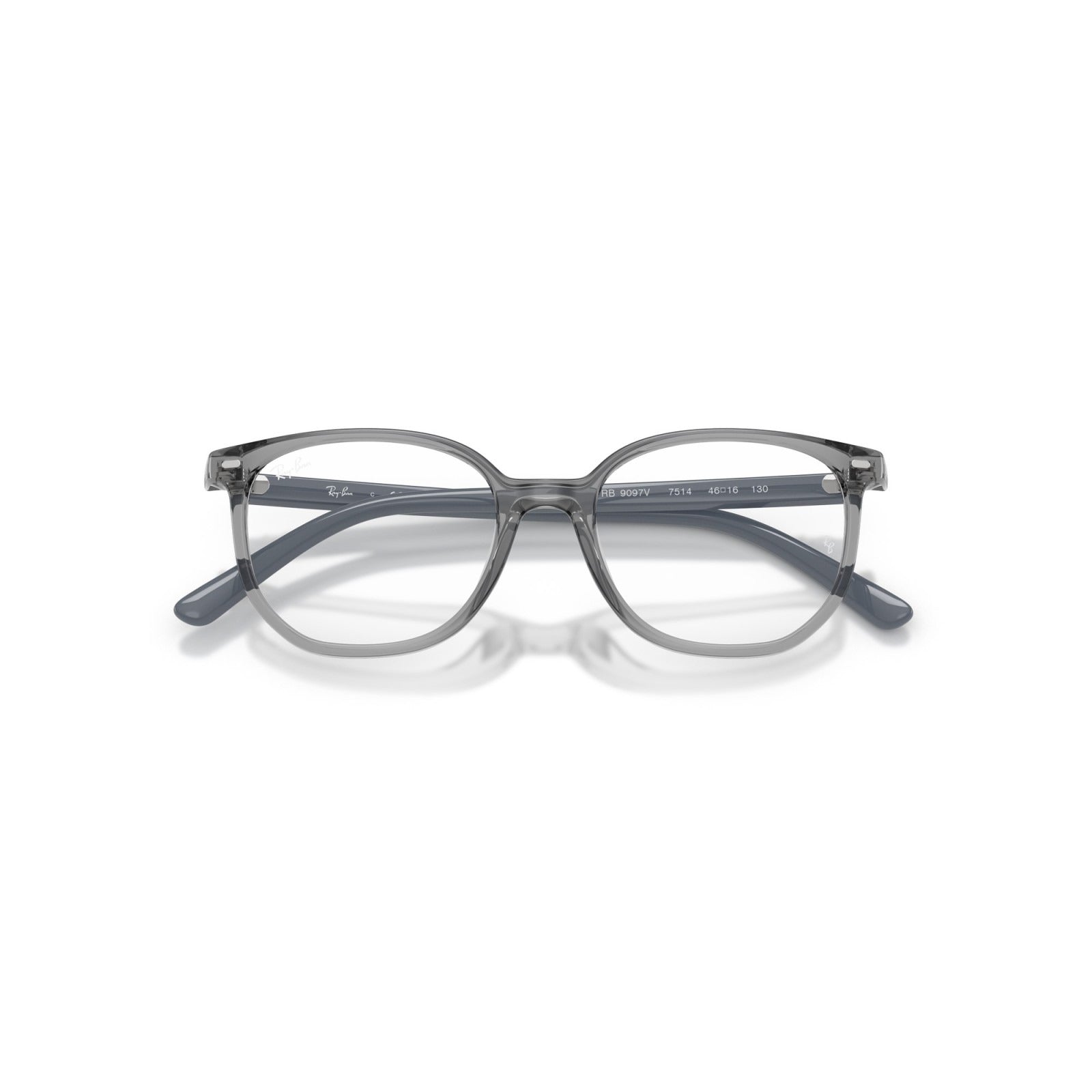 OCCHIALE DA VISTA BAMBINO UNISEX | RAY-BAN JUNIOR RY 9097V JUNIOR ELLIOT 7514 GRIGIO TRASPARENTE - CALIBRO 46