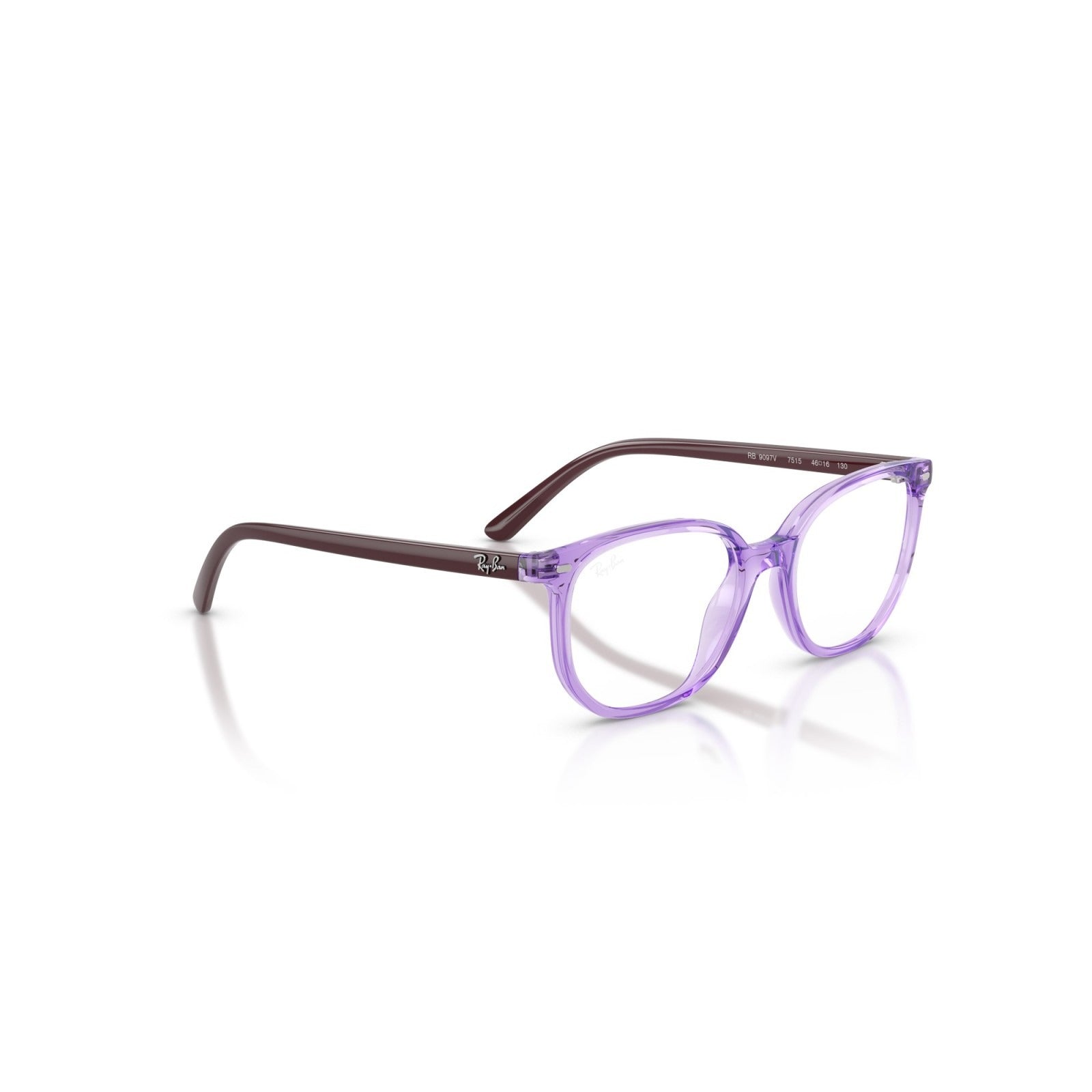 OCCHIALE DA VISTA BAMBINO UNISEX | RAY-BAN JUNIOR RY 9097V JUNIOR ELLIOT 7515 VIOLA TRASPARENTE - CALIBRO 46