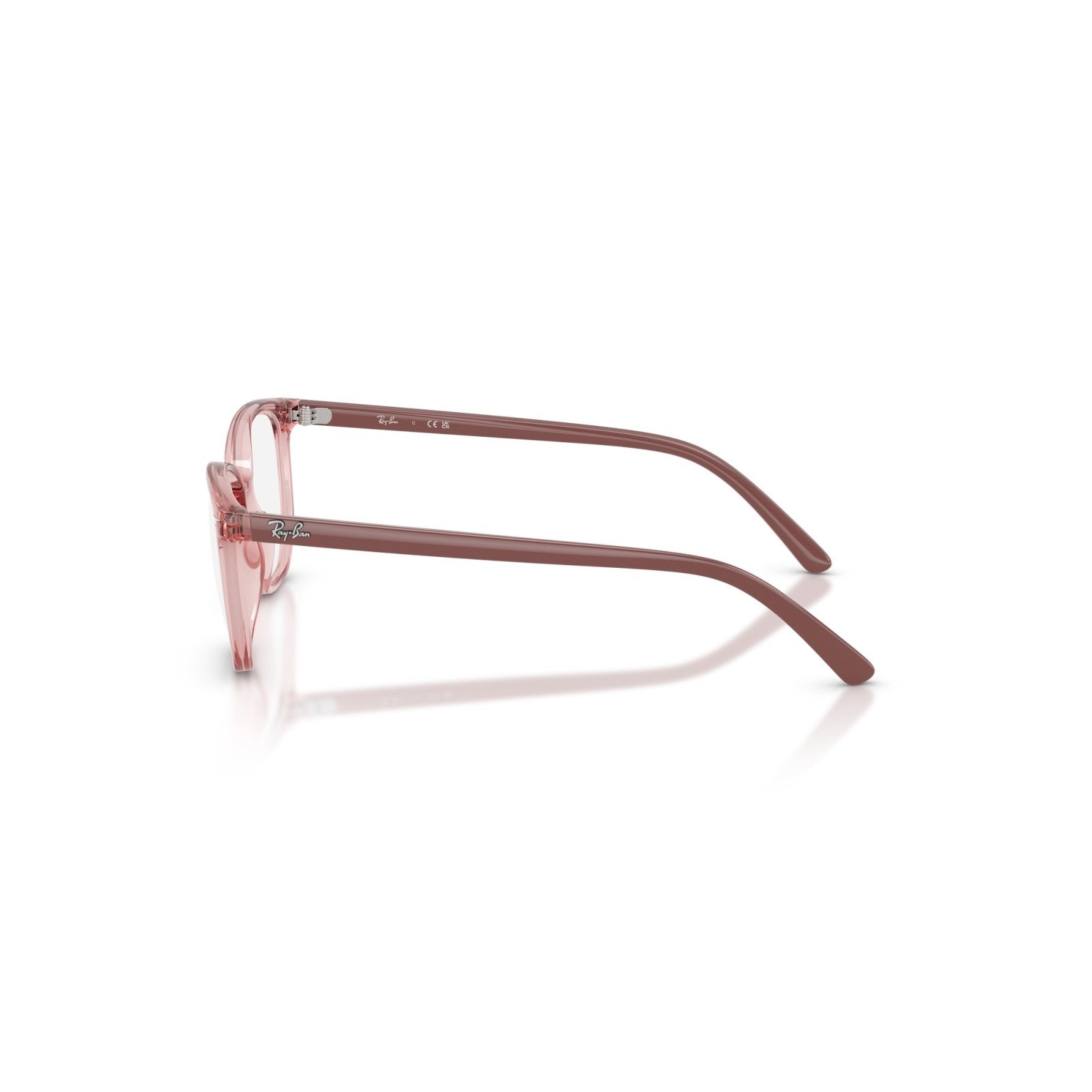 OCCHIALE DA VISTA BAMBINO UNISEX | RAY-BAN JUNIOR RY 9097V - ELLIOT 7516 ROSA TRASPARENTE - CALIBRO 44