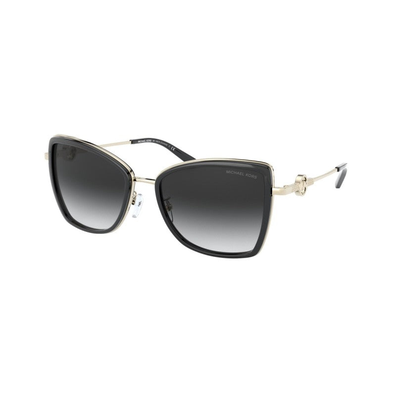 OCCHIALE DA SOLE DONNA | MICHAEL KORS MK 1067B - CORSICA 10148G LIGHT GOLD - CALIBRO 55