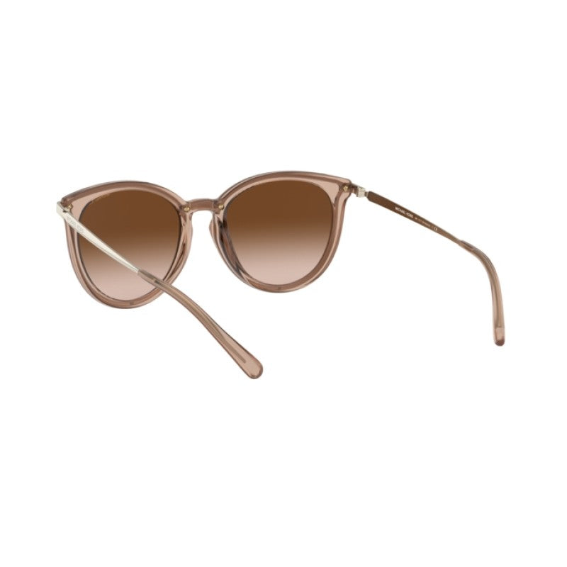 OCCHIALE DA SOLE DONNA | MICHAEL KORS MK 1077 - BRISBANE 101413 ORO CHIARO / MARRONE TRASPARENTE - CALIBRO 54