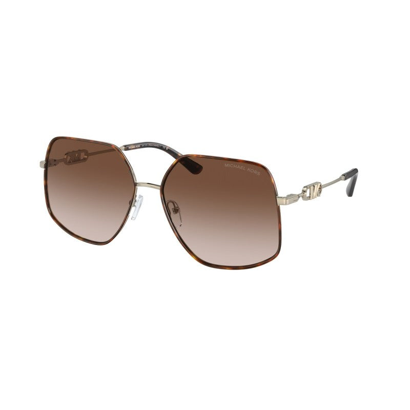 OCCHIALE DA SOLE DONNA | MICHAEL KORS MK 1127J - EMPIRE BUTTERFLY 101413 ORO CHIARO-TARTARUGA SCURA - CALIBRO 59