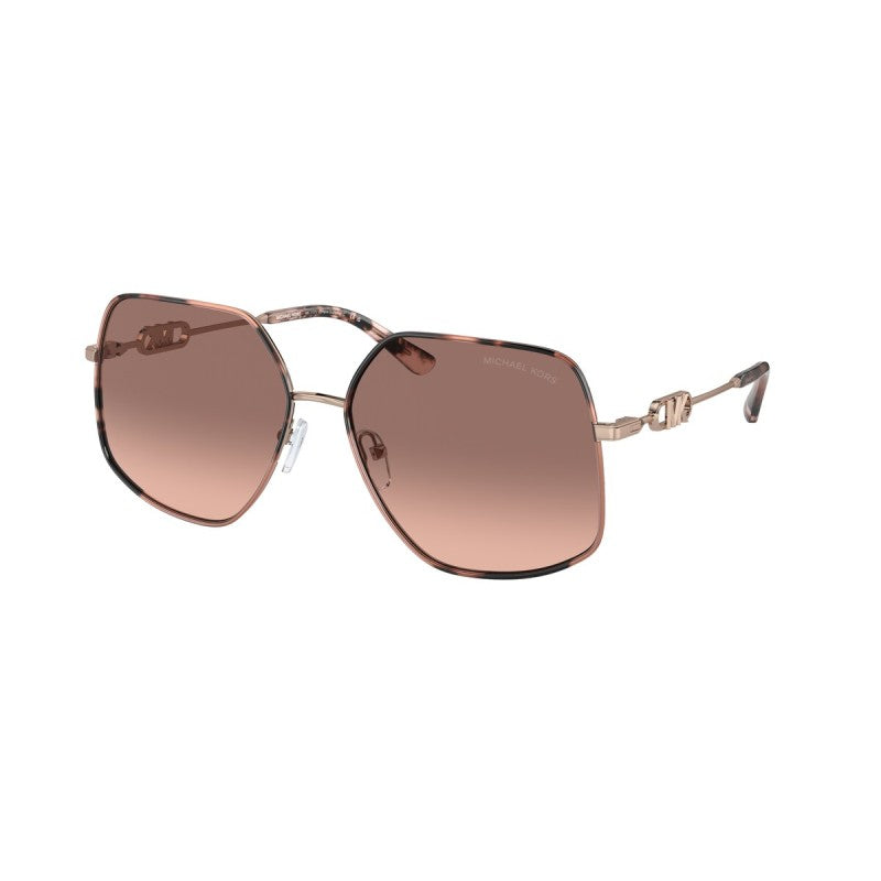 OCCHIALE DA SOLE DONNA | MICHAEL KORS MK 1127J - EMPIRE BUTTERFLY 110813 TARTARUGA ROSA ORO ROSA - CALIBRO 59