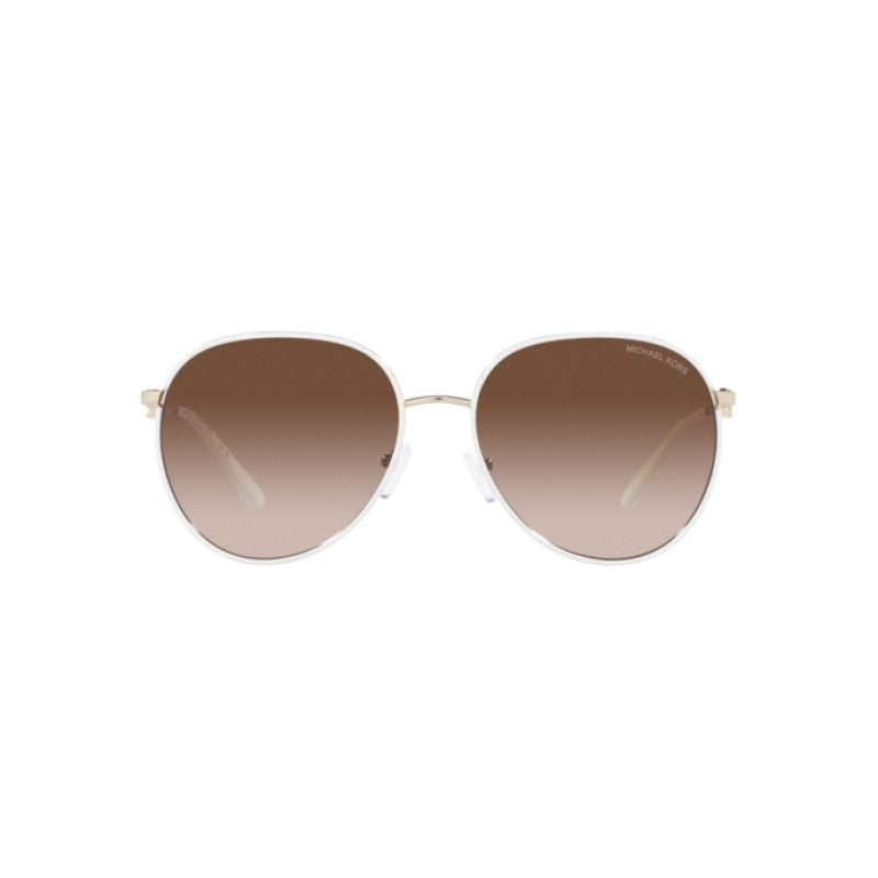 OCCHIALE DA SOLE DONNA | MICHAEL KORS MK 1128J - EMPIRE 123313 BIANCO-ORO CHIARO - CALIBRO 58