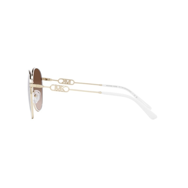 OCCHIALE DA SOLE DONNA | MICHAEL KORS MK 1128J - EMPIRE 123313 BIANCO-ORO CHIARO - CALIBRO 58