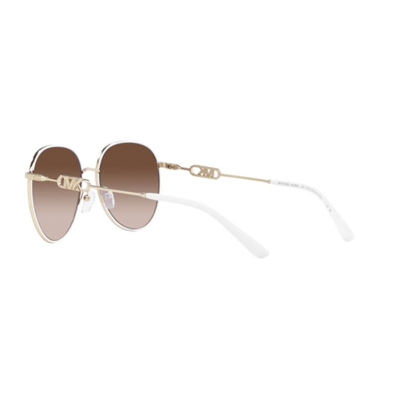 OCCHIALE DA SOLE DONNA | MICHAEL KORS MK 1128J - EMPIRE 123313 BIANCO-ORO CHIARO - CALIBRO 58