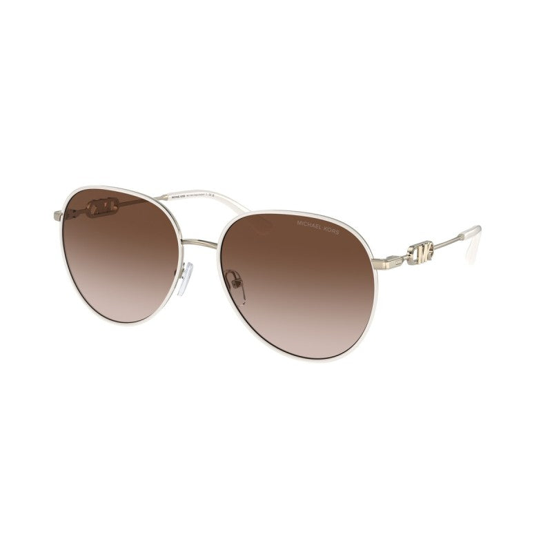 OCCHIALE DA SOLE DONNA | MICHAEL KORS MK 1128J - EMPIRE 123313 BIANCO-ORO CHIARO - CALIBRO 58
