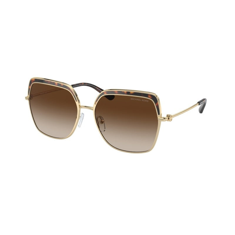 OCCHIALE DA SOLE DONNA | MICHAEL KORS MK 1141 - GREENPOINT 101413 ORO CHIARO - CALIBRO 57