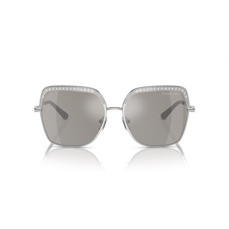 OCCHIALE DA SOLE DONNA | MICHAEL KORS MK 1141 - GREENPOINT 18936G ARGENTO - CALIBRO 57