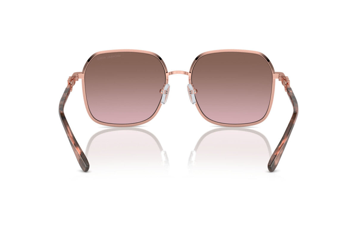 MICHAEL KORS CADIZ - 110814 ORO ROSA LUCIDO | OCCHIALE DA SOLE DONNA - MK 1145B CALIBRO 58