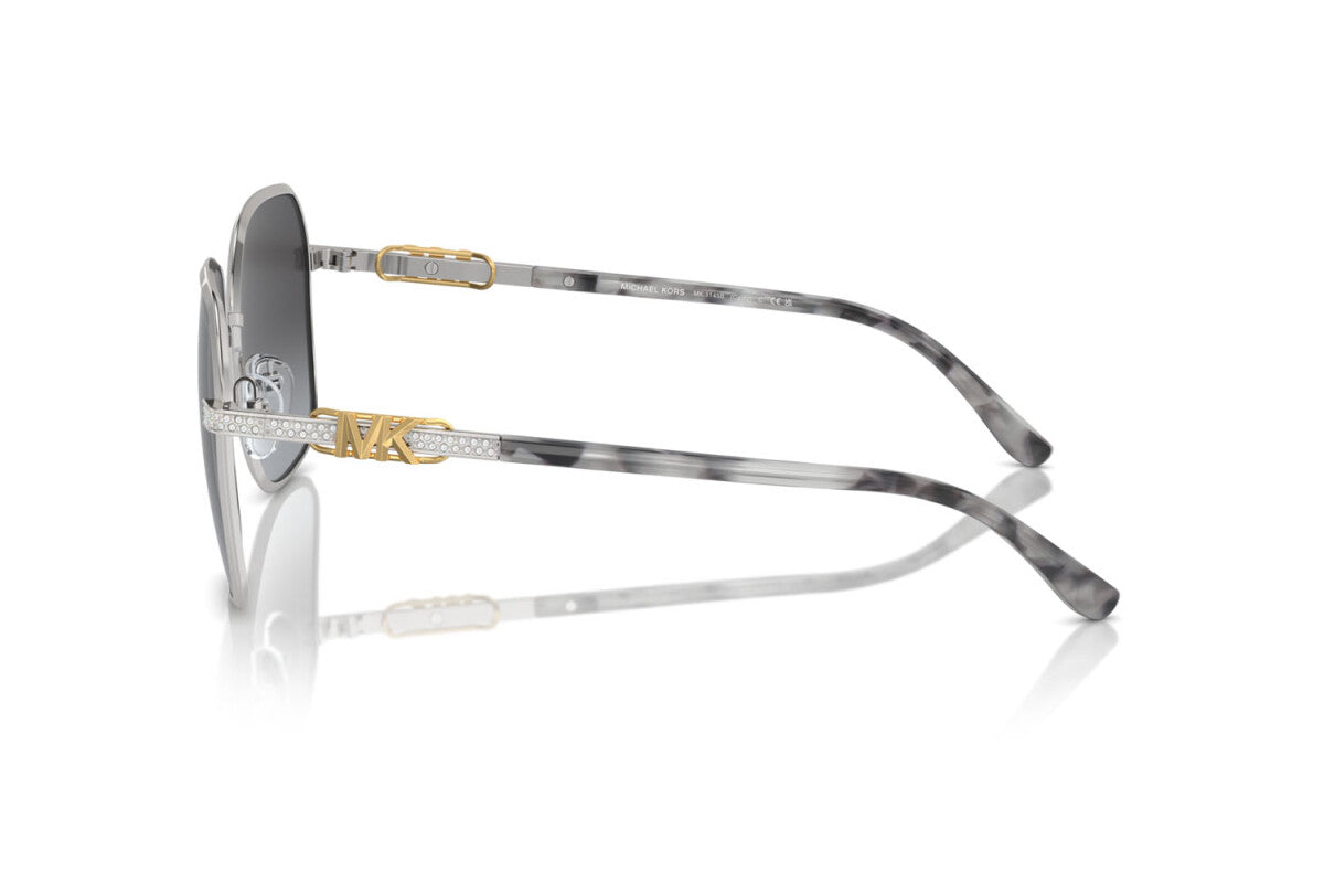 MICHAEL KORS CADIZ - 18938G ARGENTO LUCIDO | OCCHIALE DA SOLE DONNA - MK 1145B CALIBRO 58